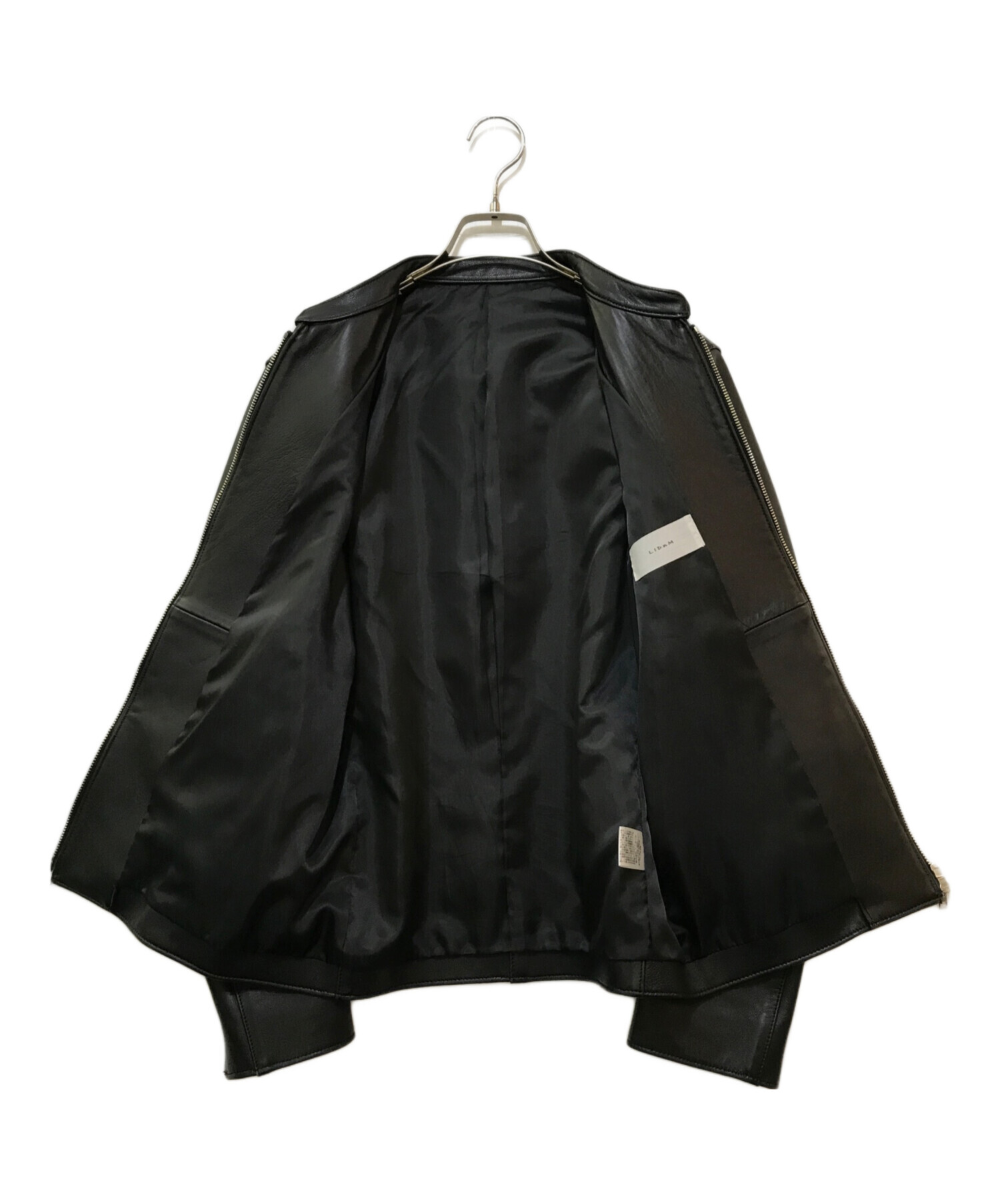 中古・古着通販】LIDnM (リドム) ラムレザーシングルライダース