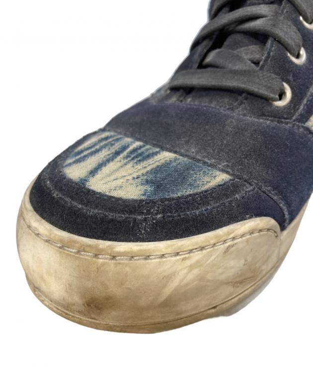 中古・古着通販】BALMAIN (バルマン) デニムハイカットスニーカー