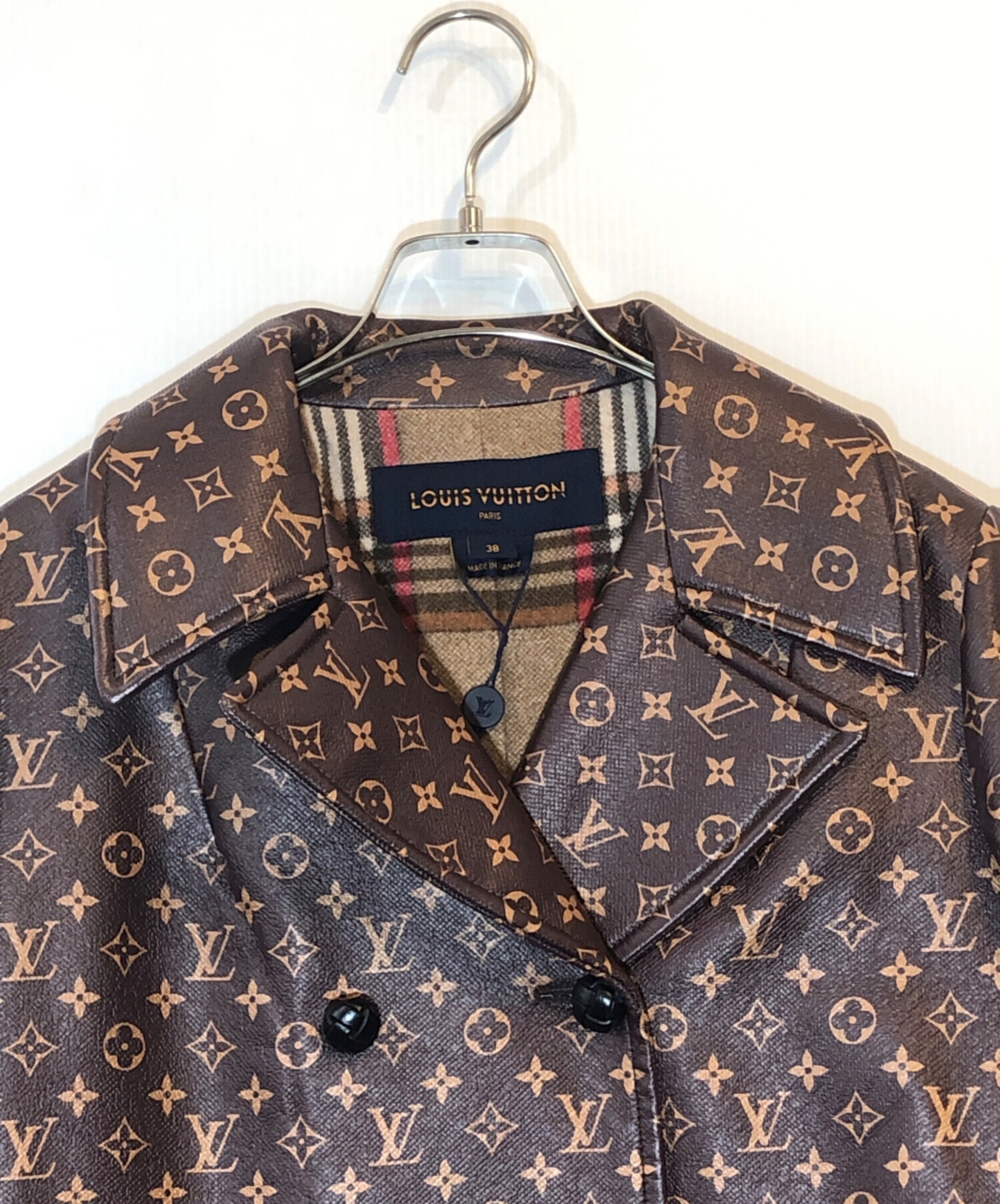 中古・古着通販】LOUIS VUITTON (ルイ ヴィトン) モノグラムトレンチ