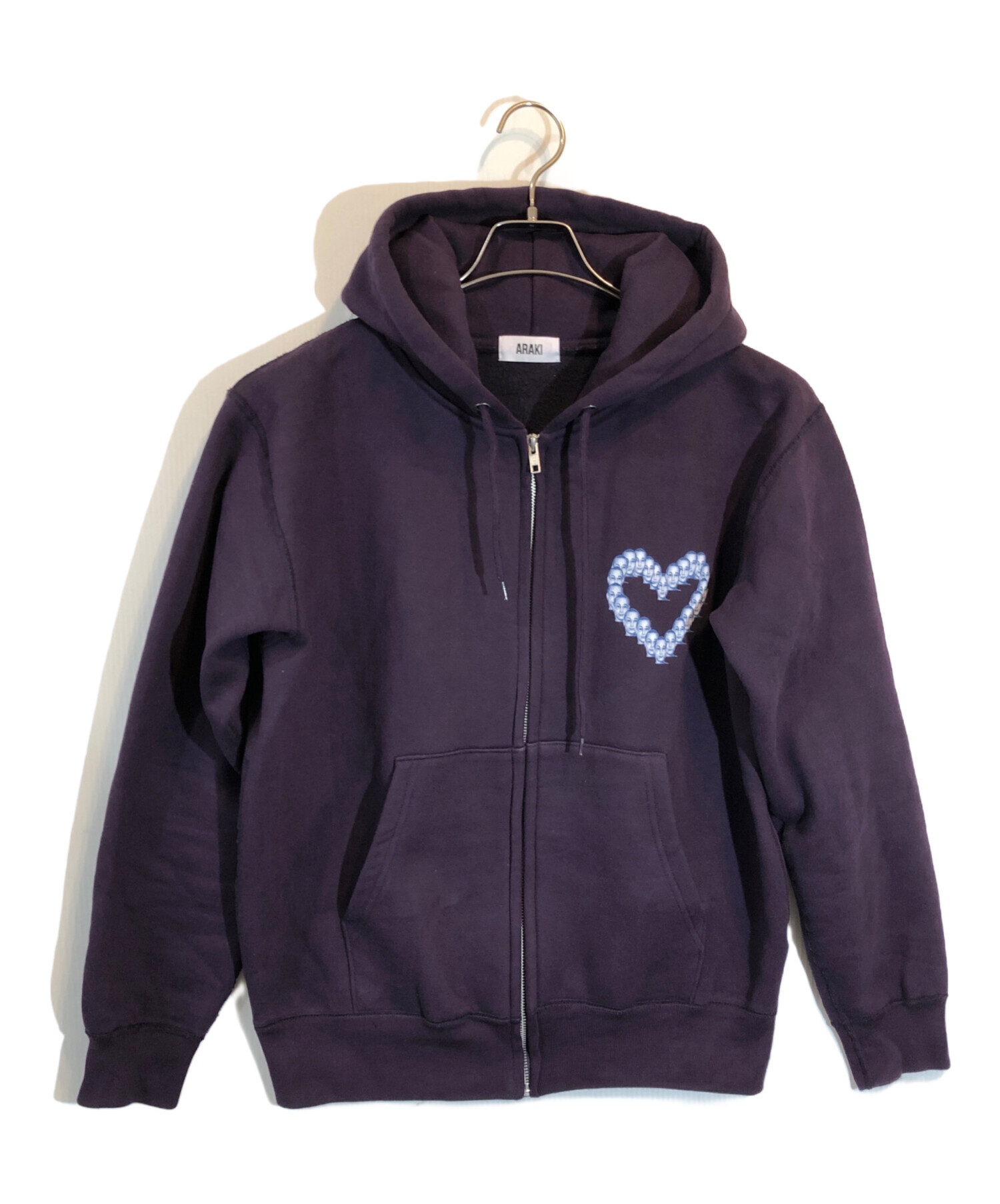 中古・古着通販】ARAKI (アラキ) ジップパーカー パープル サイズ:下記