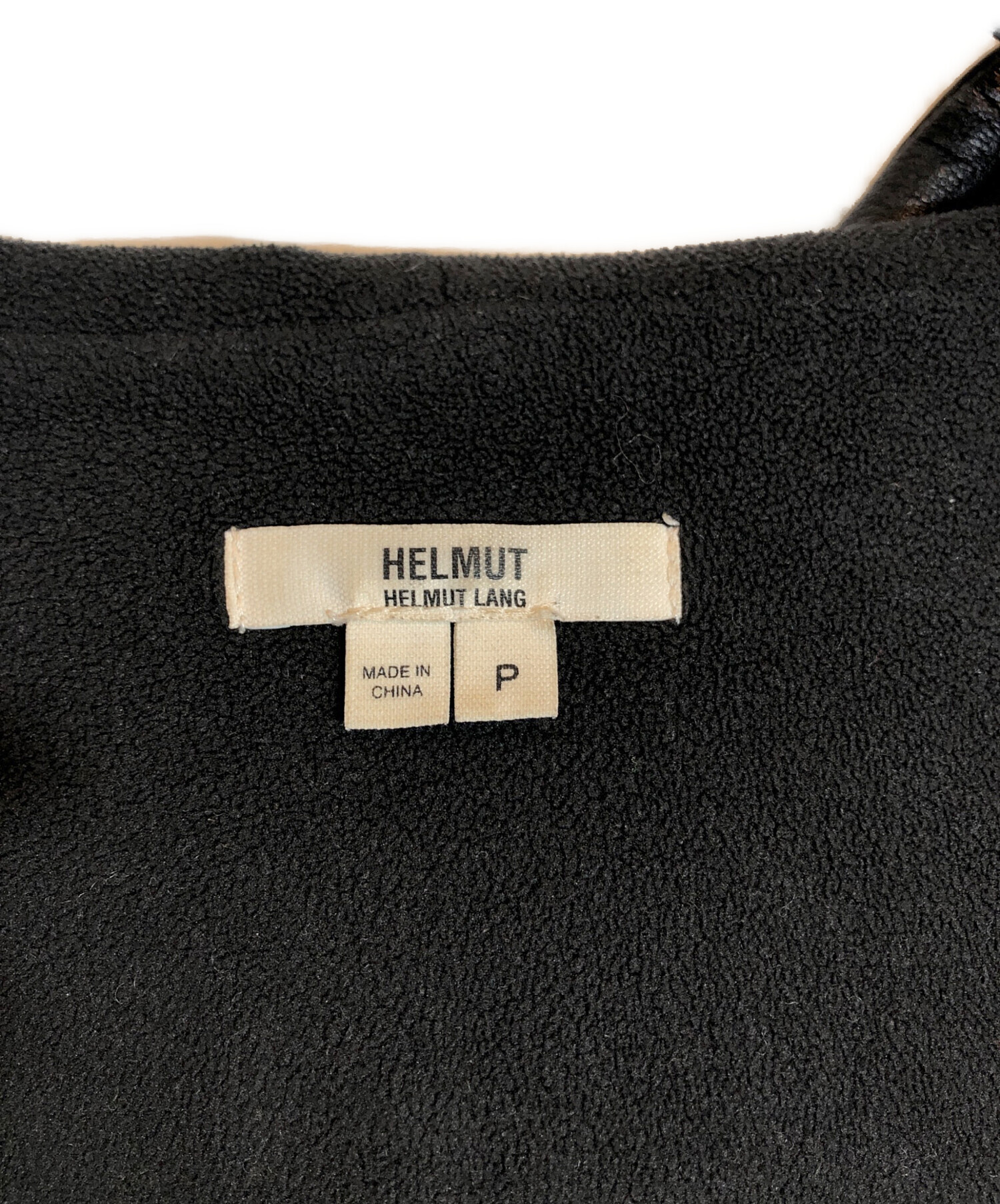 中古・古着通販】HELMUT LANG (ヘルムートラング) フード付レザー