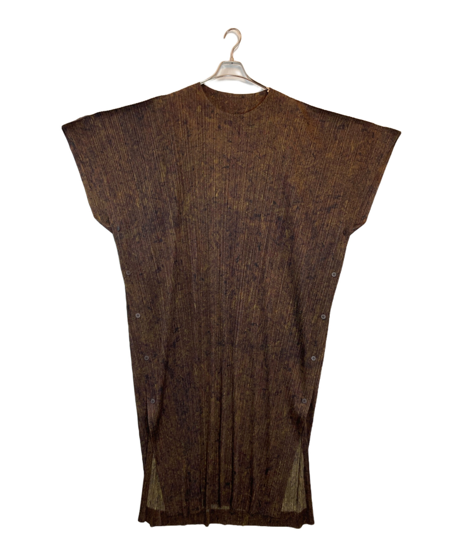 中古・古着通販】PLEATS PLEASE (プリーツプリーズ) 落葉総柄 変形