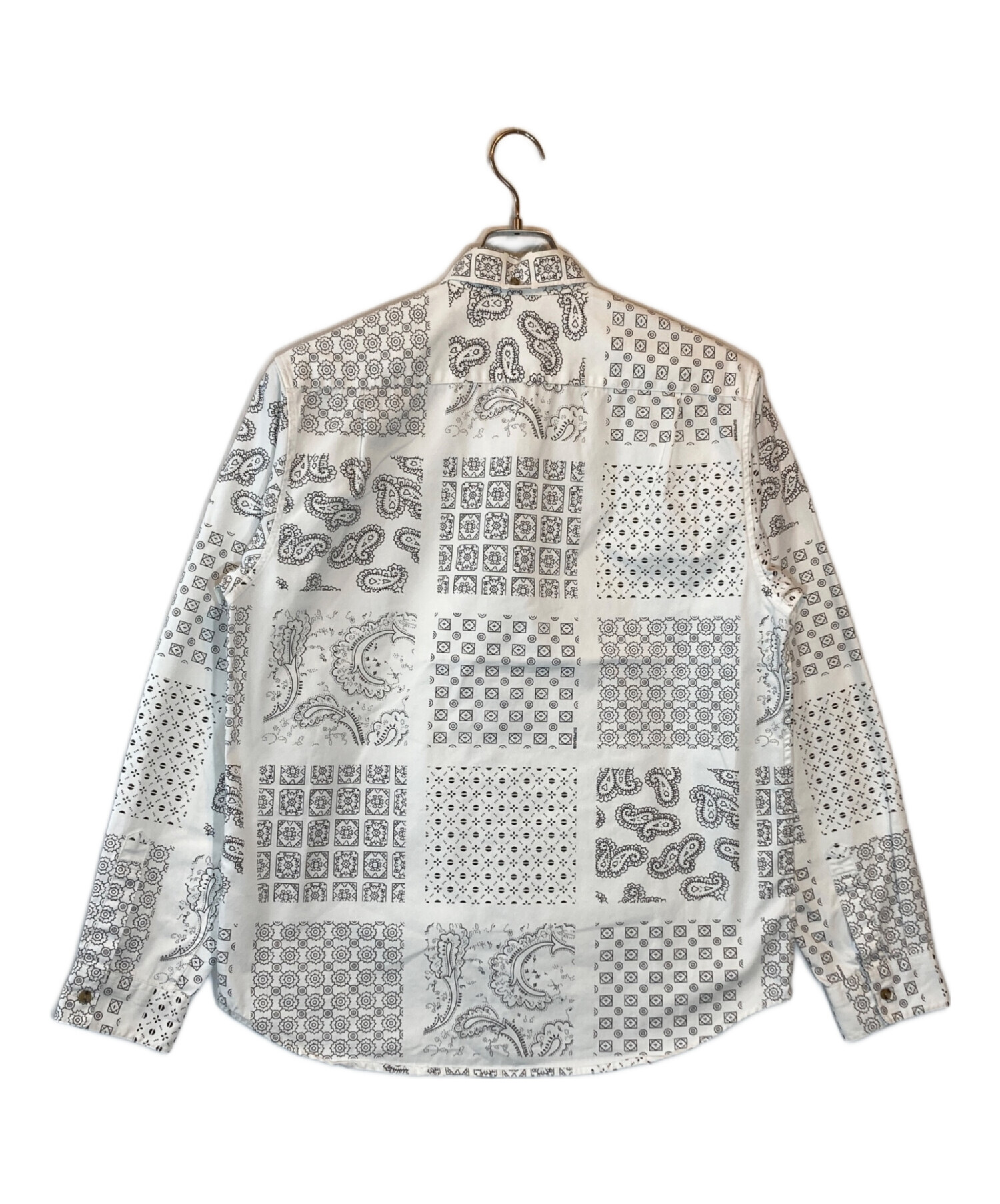 中古・古着通販】Supreme (シュプリーム) Paisley Grid Shirt ホワイト