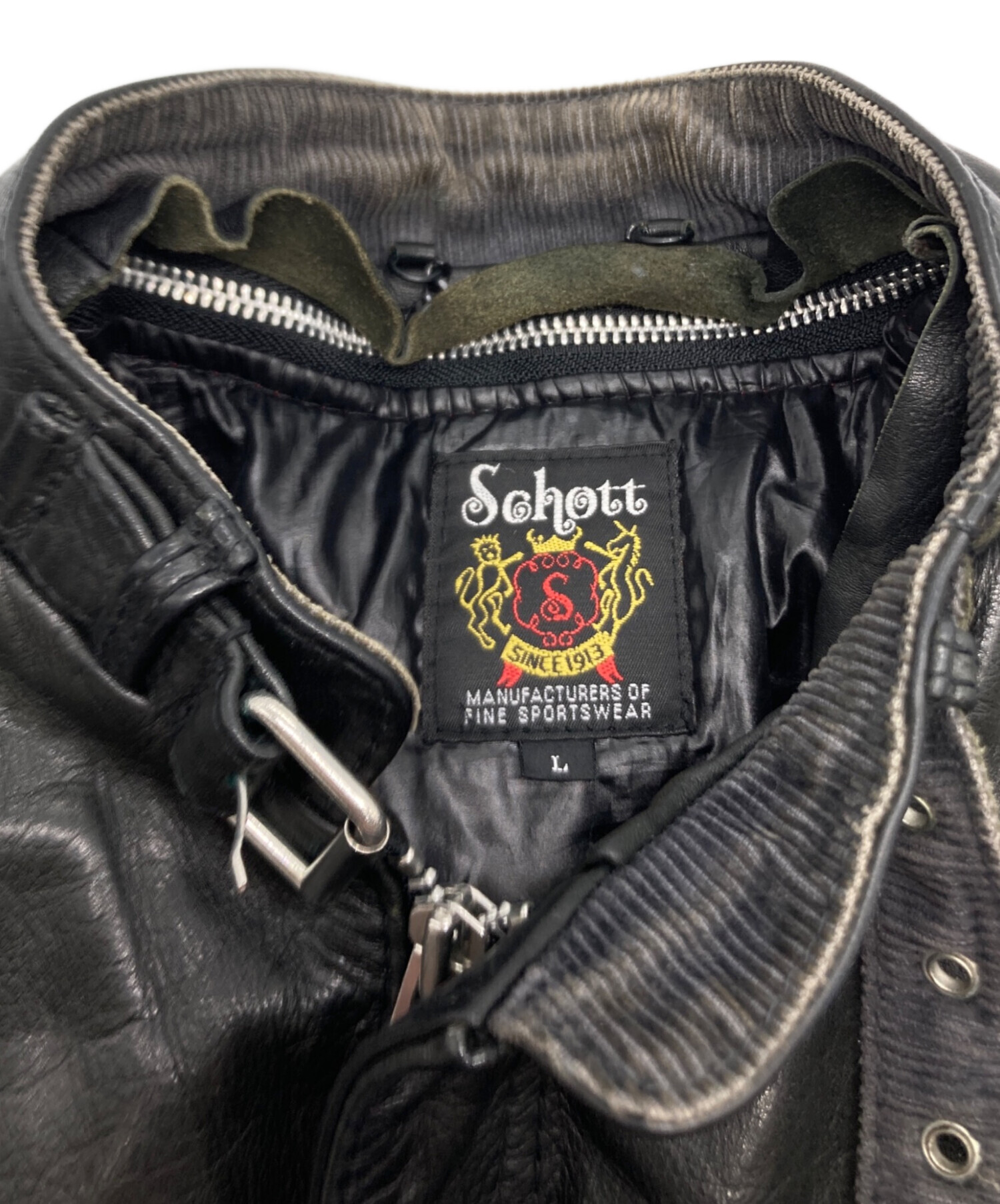 中古・古着通販】Schott (ショット) ［古着］クラシックレーサーレザー