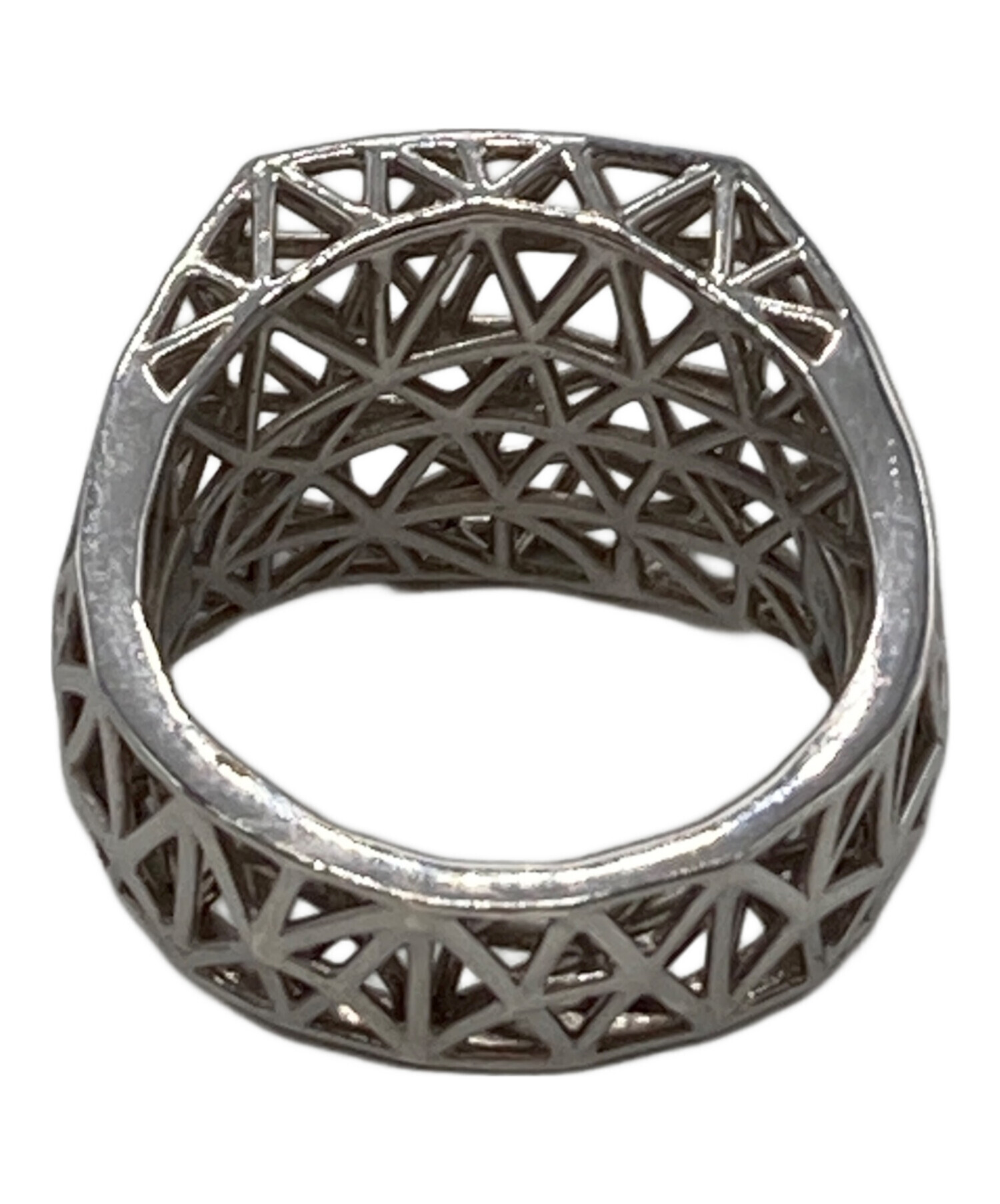 中古・古着通販】TOM WOOD (トムウッド) Mesh RING シルバー サイズ:15