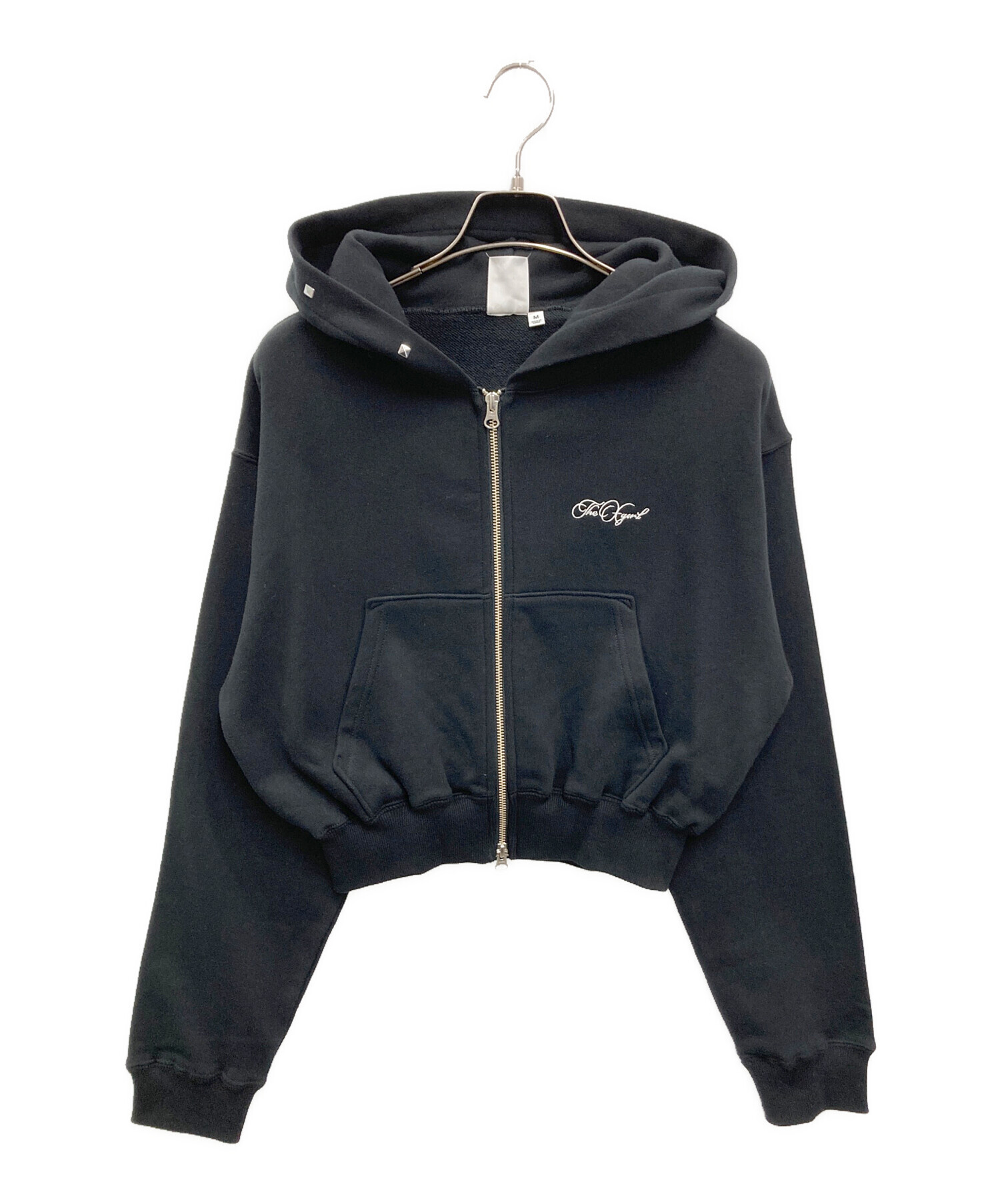 中古・古着通販】X-girl (エックスガール) ジップパーカー ブラック