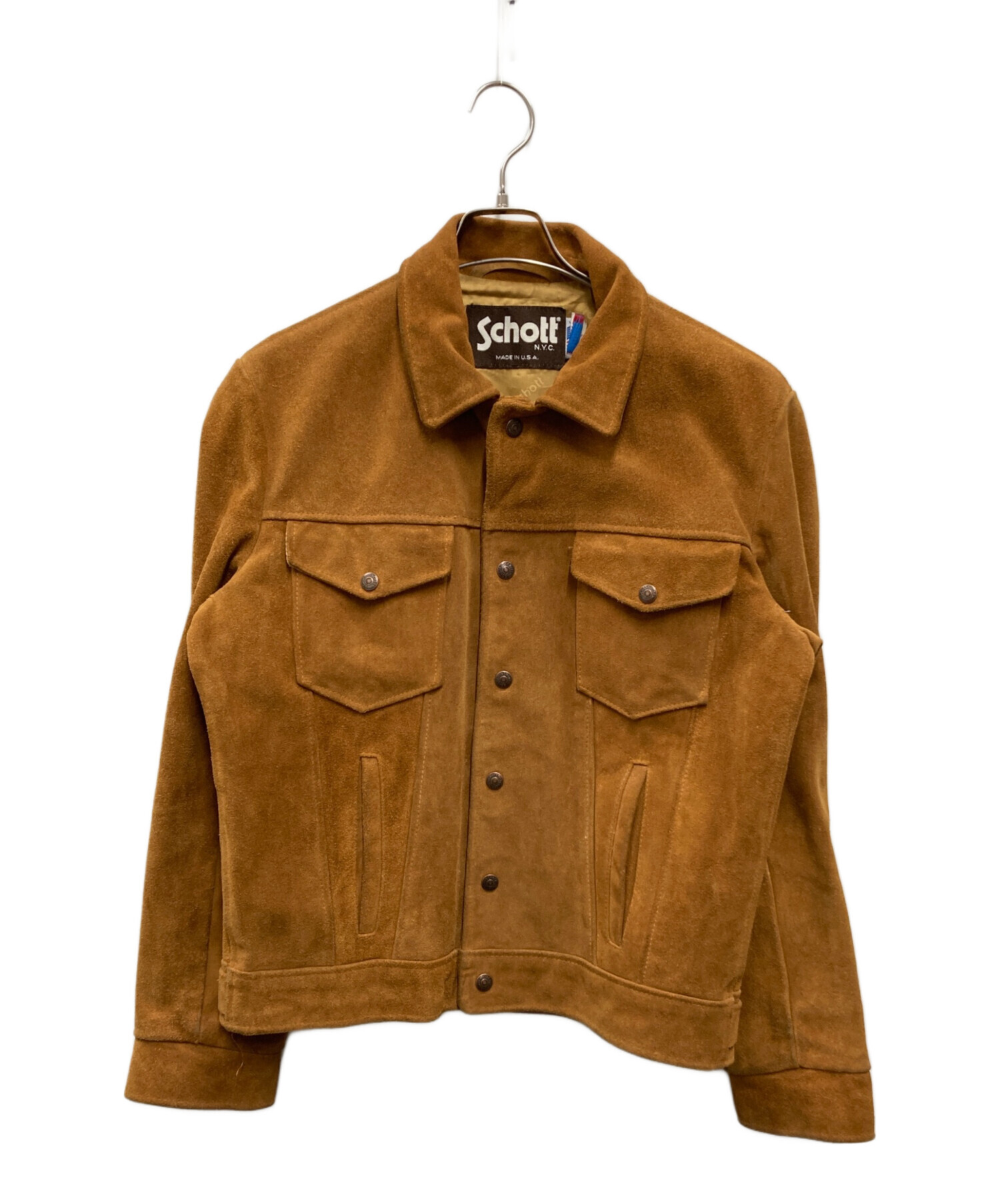 中古・古着通販】Schott (ショット) スエードトラッカージャケット