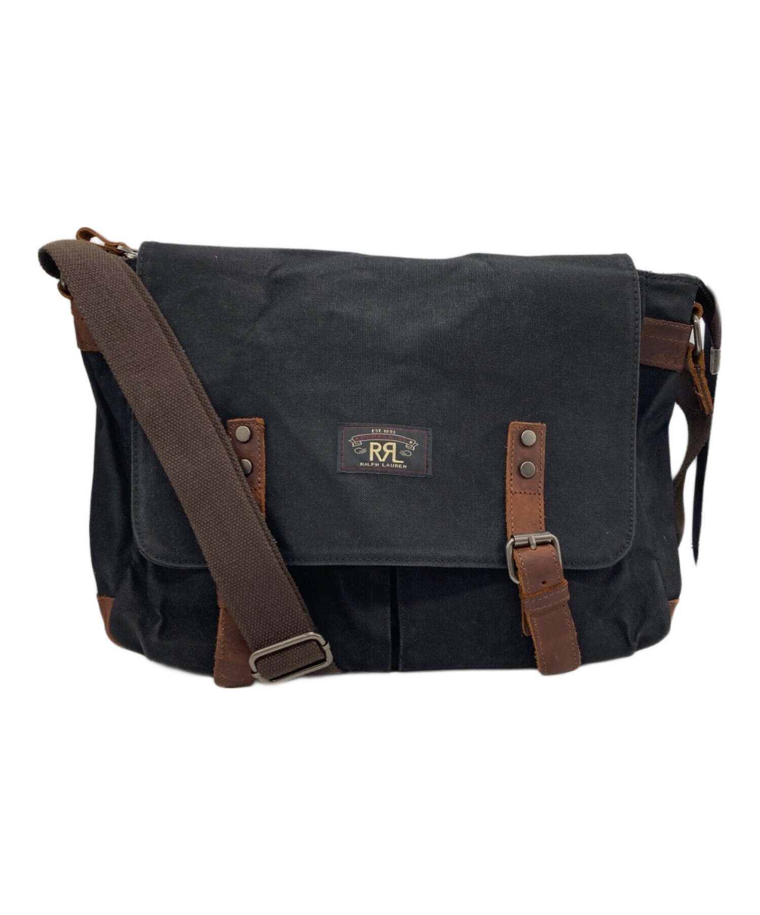 中古・古着通販】RRL (ダブルアールエル) キャンバスショルダーバッグ