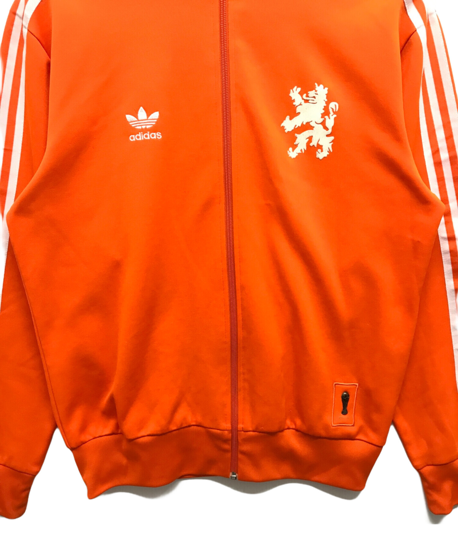 中古・古着通販】adidas (アディダス) トラックジャケット オレンジ