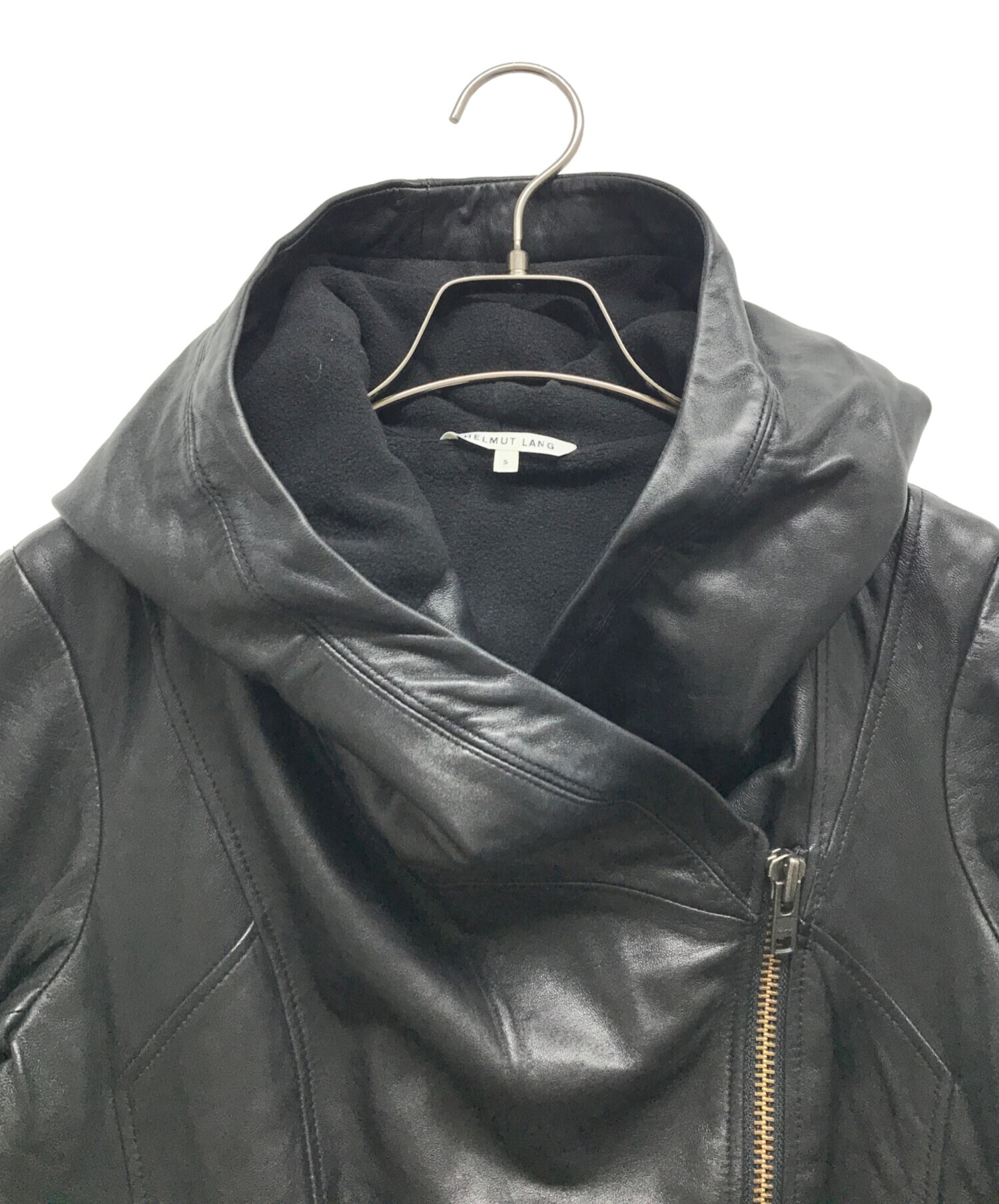 中古・古着通販】HELMUT LANG (ヘルムートラング) フードレザー