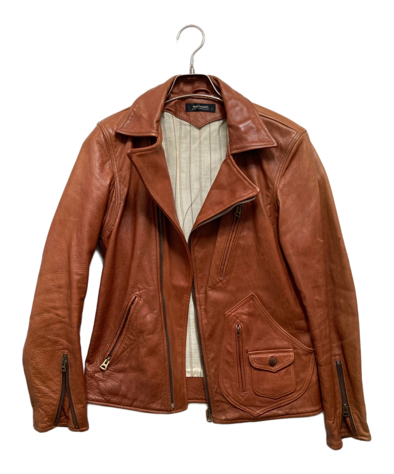 中古・古着通販】RUDE GALLERY (ルードギャラリー) ホースハイドダブル