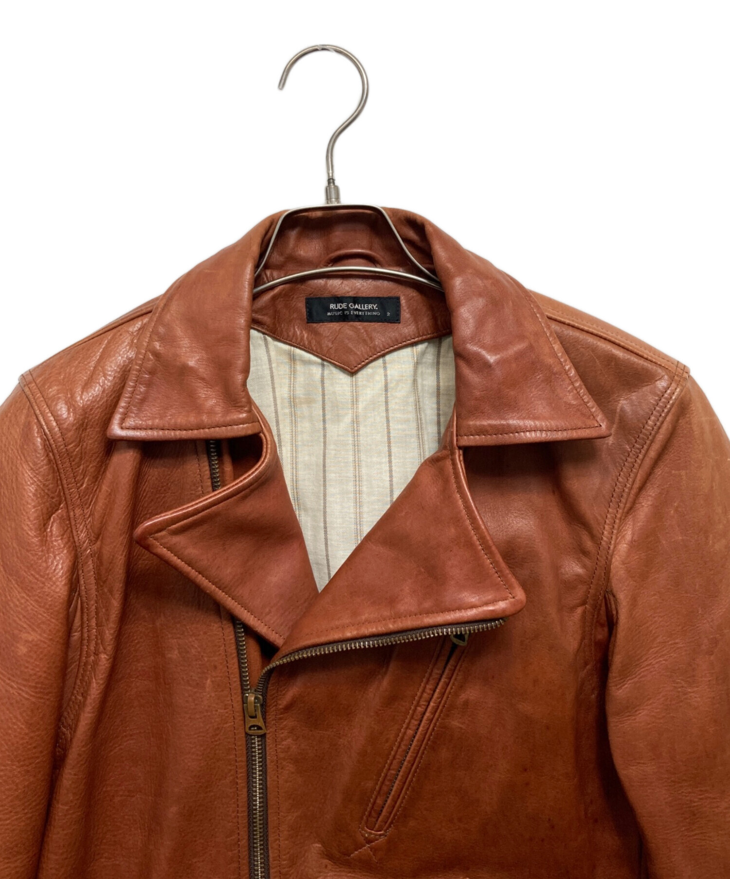 中古・古着通販】RUDE GALLERY (ルードギャラリー) ホースハイドダブル