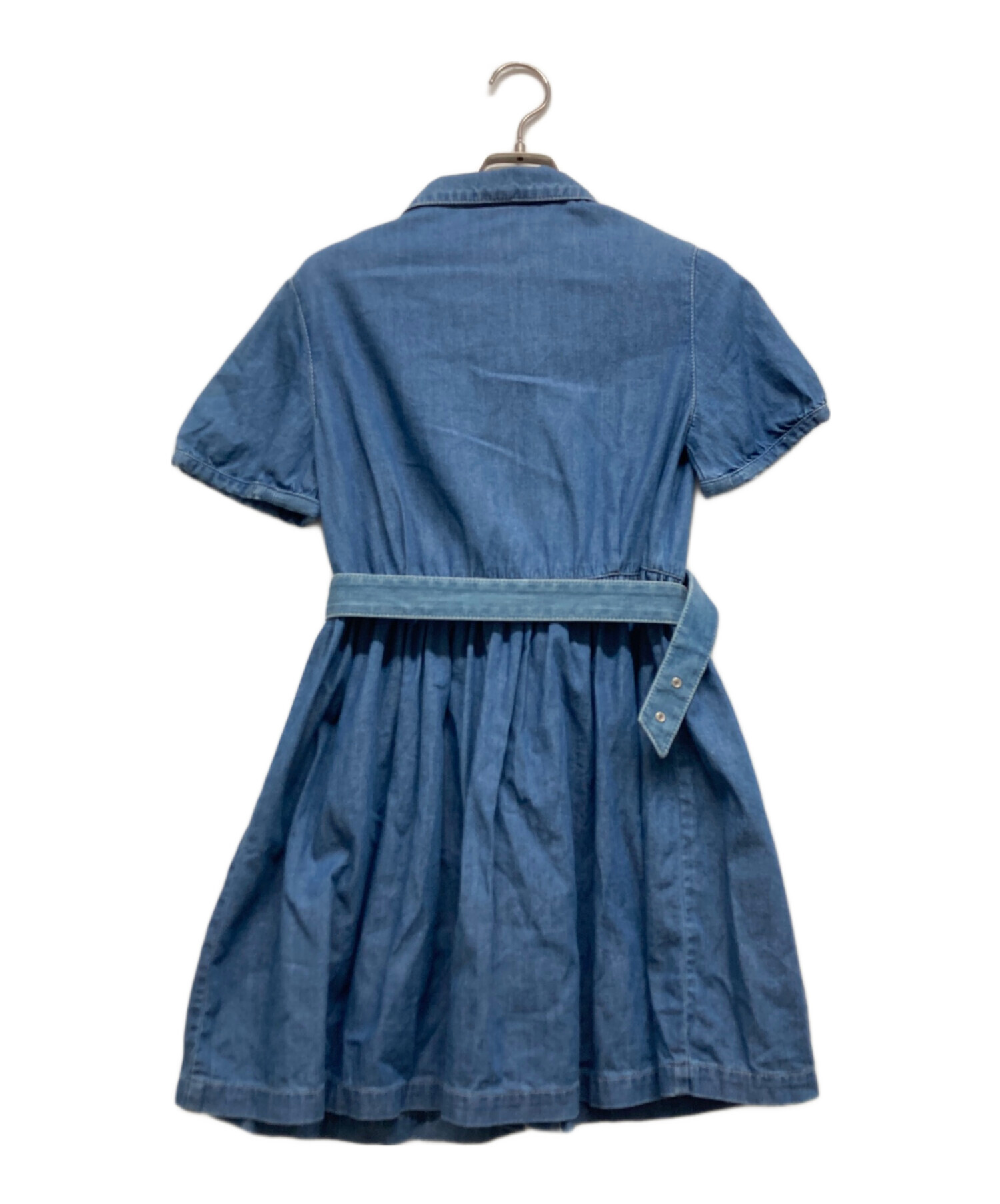 中古・古着通販】GUCCI (グッチ) ワンピース スカイブルー サイズ:150
