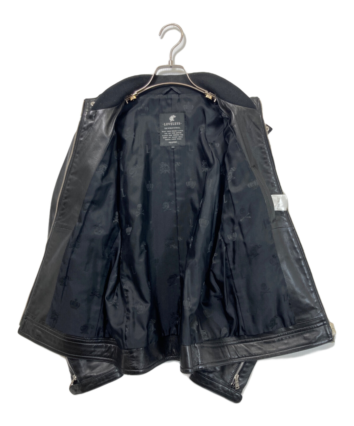 中古・古着通販】LOVELESS (ラブレス) シングルライダースジャケット