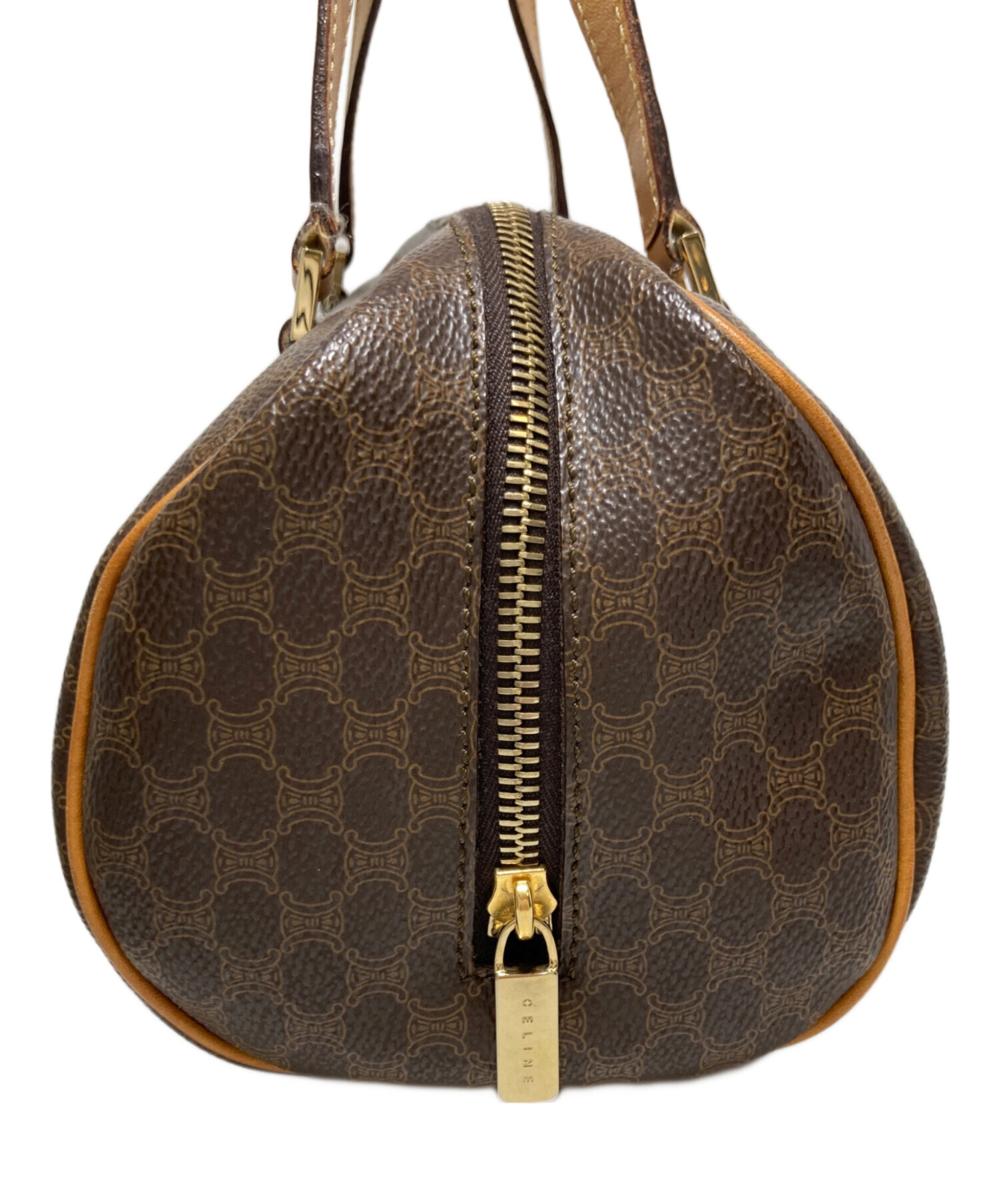 中古・古着通販】CELINE (セリーヌ) マカダム柄ミニボストンバッグ