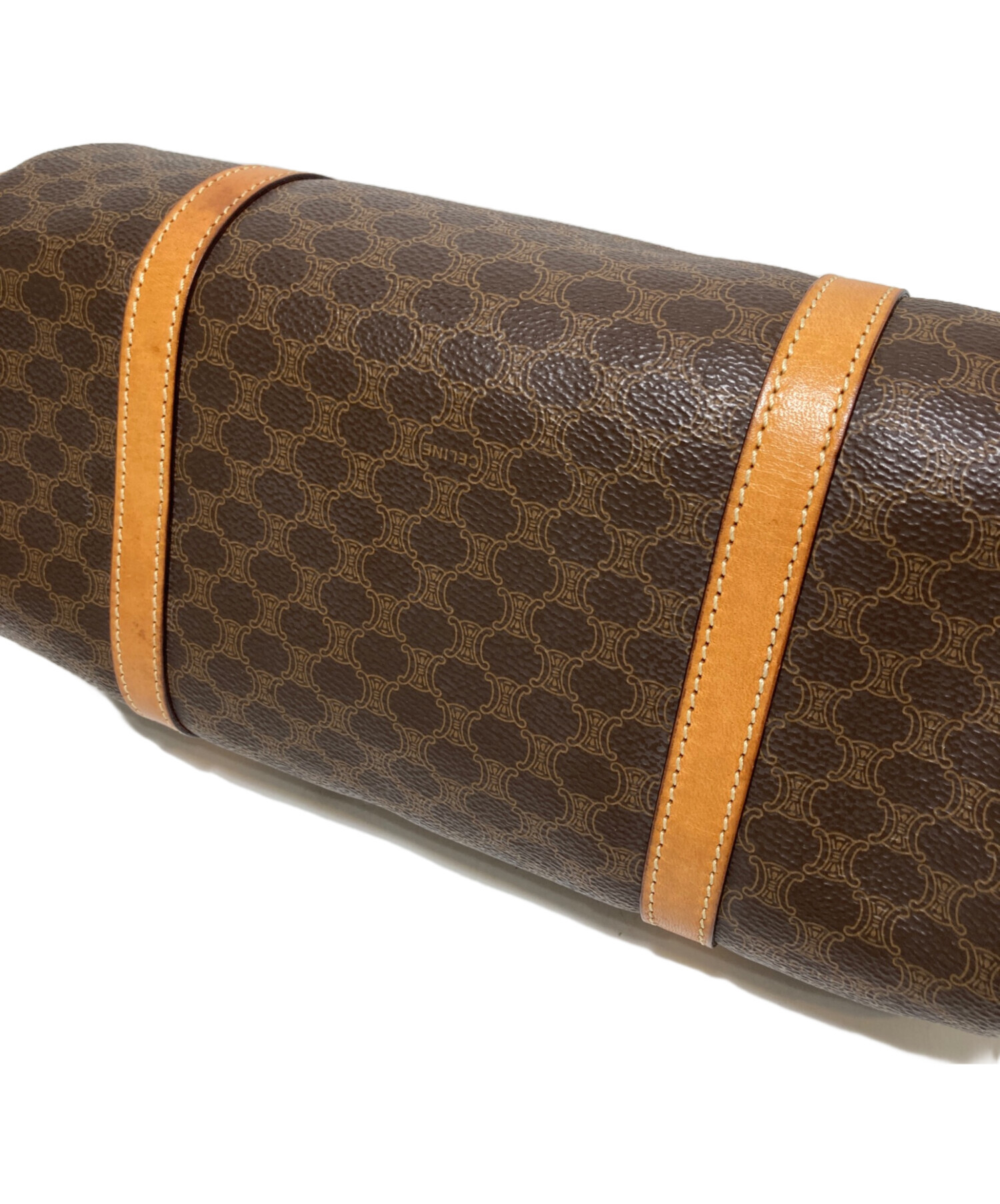 中古・古着通販】CELINE (セリーヌ) マカダム柄ミニボストンバッグ