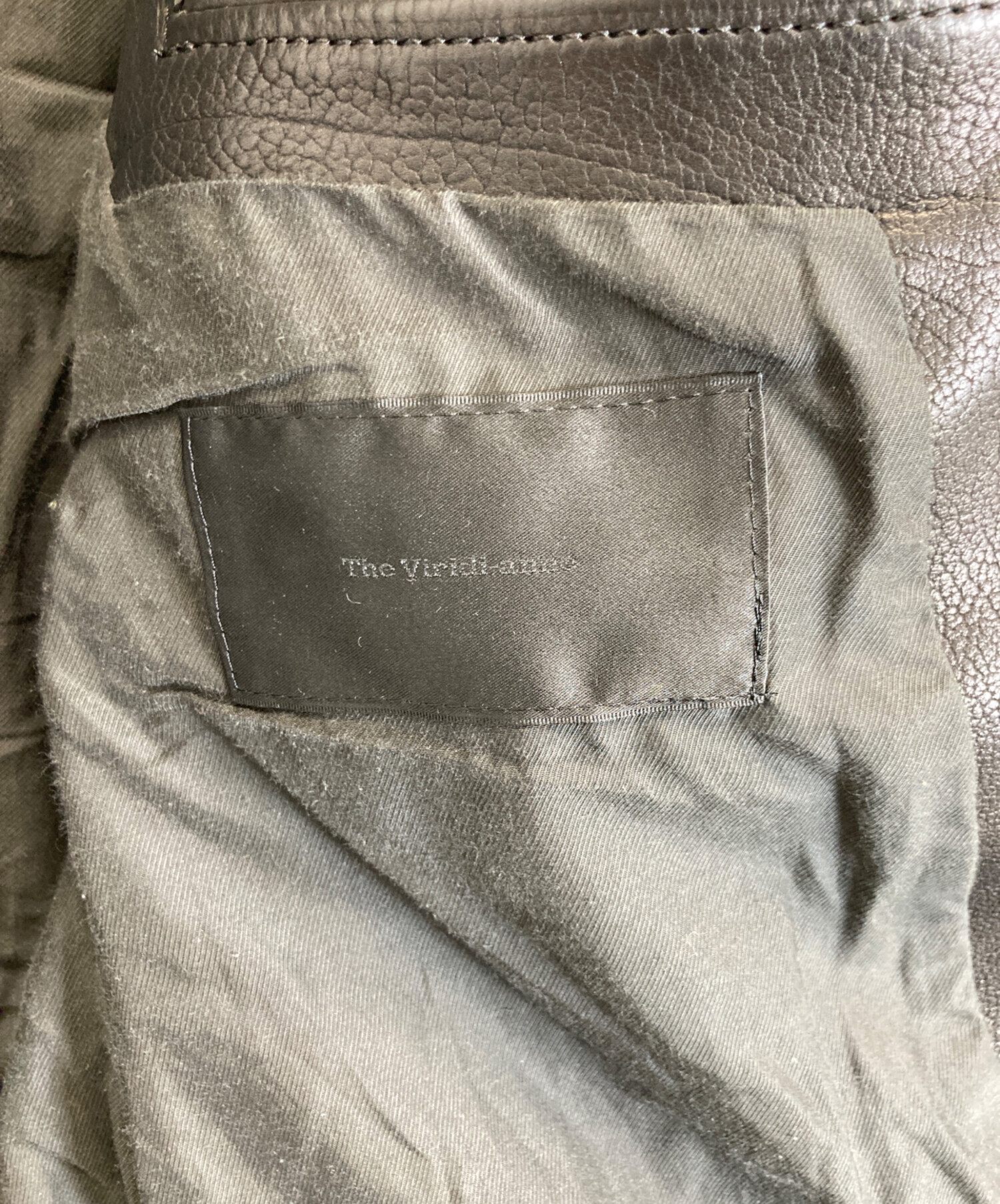 中古・古着通販】THE VIRIDI-ANNE (ヴィリジアン) ダブルレーンレザー