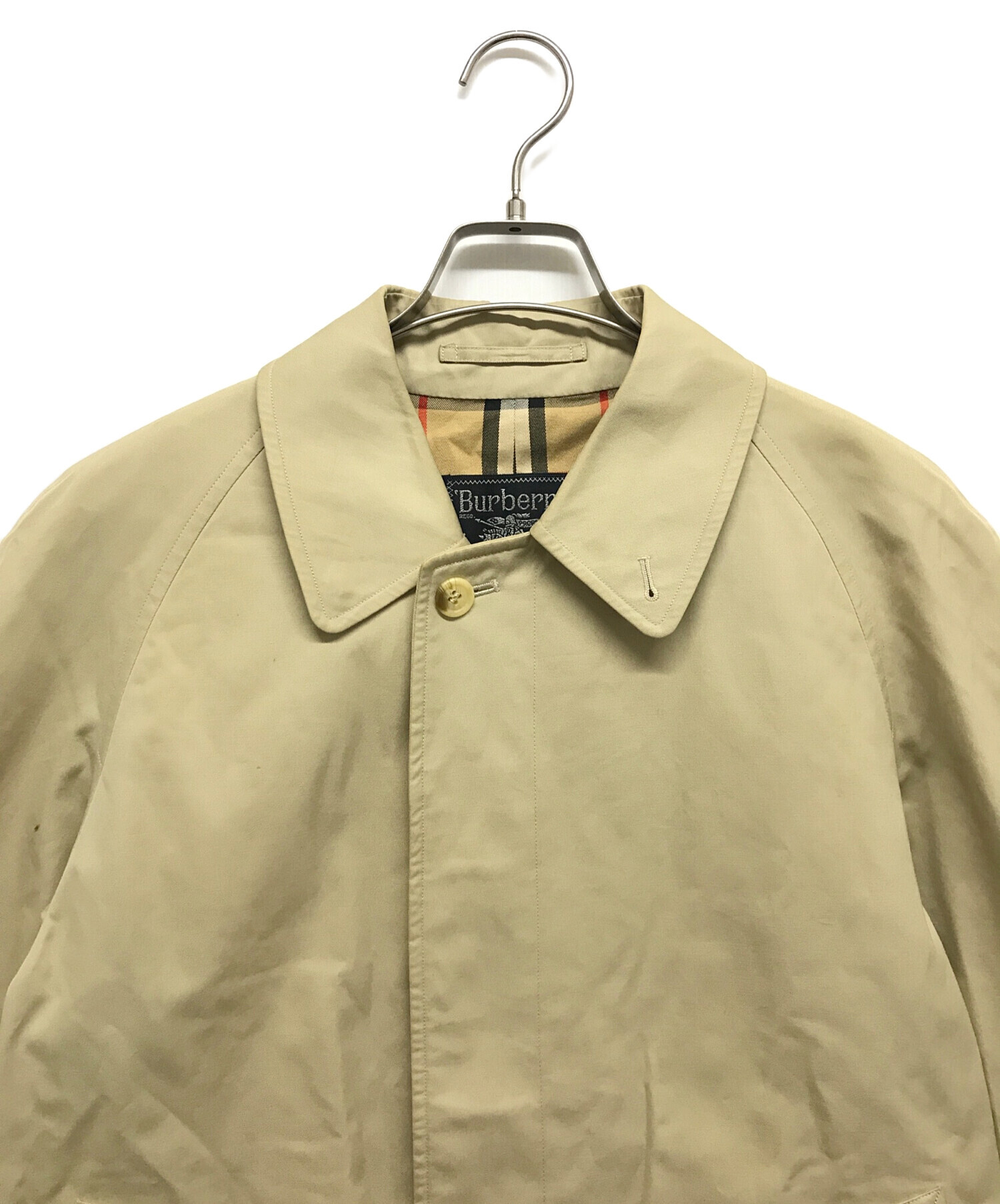 中古・古着通販】BURBERRY (バーバリー) ステンカラーコート ベージュ