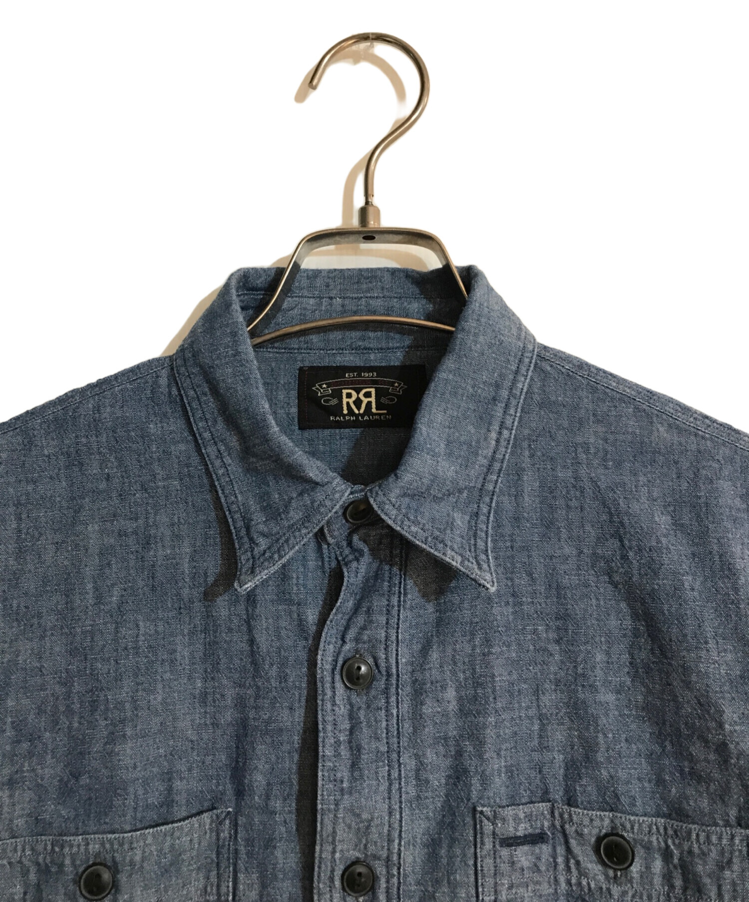 中古・古着通販】RRL (ダブルアールエル) シャンブレーシャツ