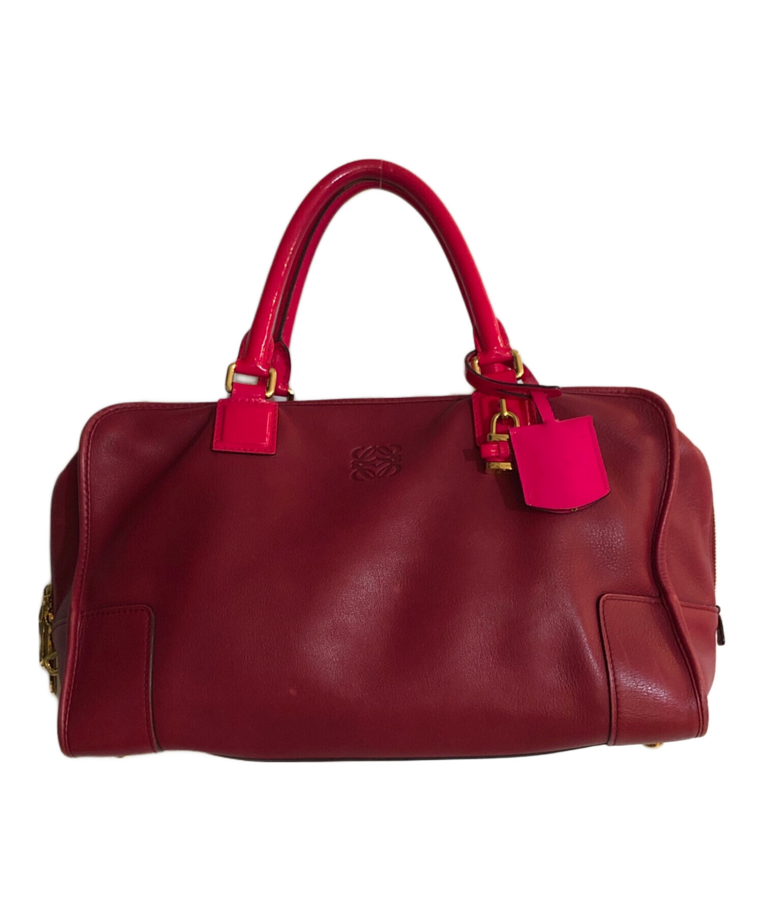 中古・古着通販】LOEWE (ロエベ) ボストンバッグ ピンク｜ブランド