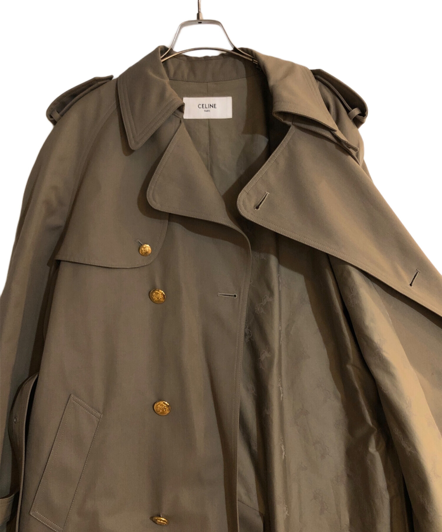 中古・古着通販】CELINE (セリーヌ) クラシックダブルブレストトレンチ