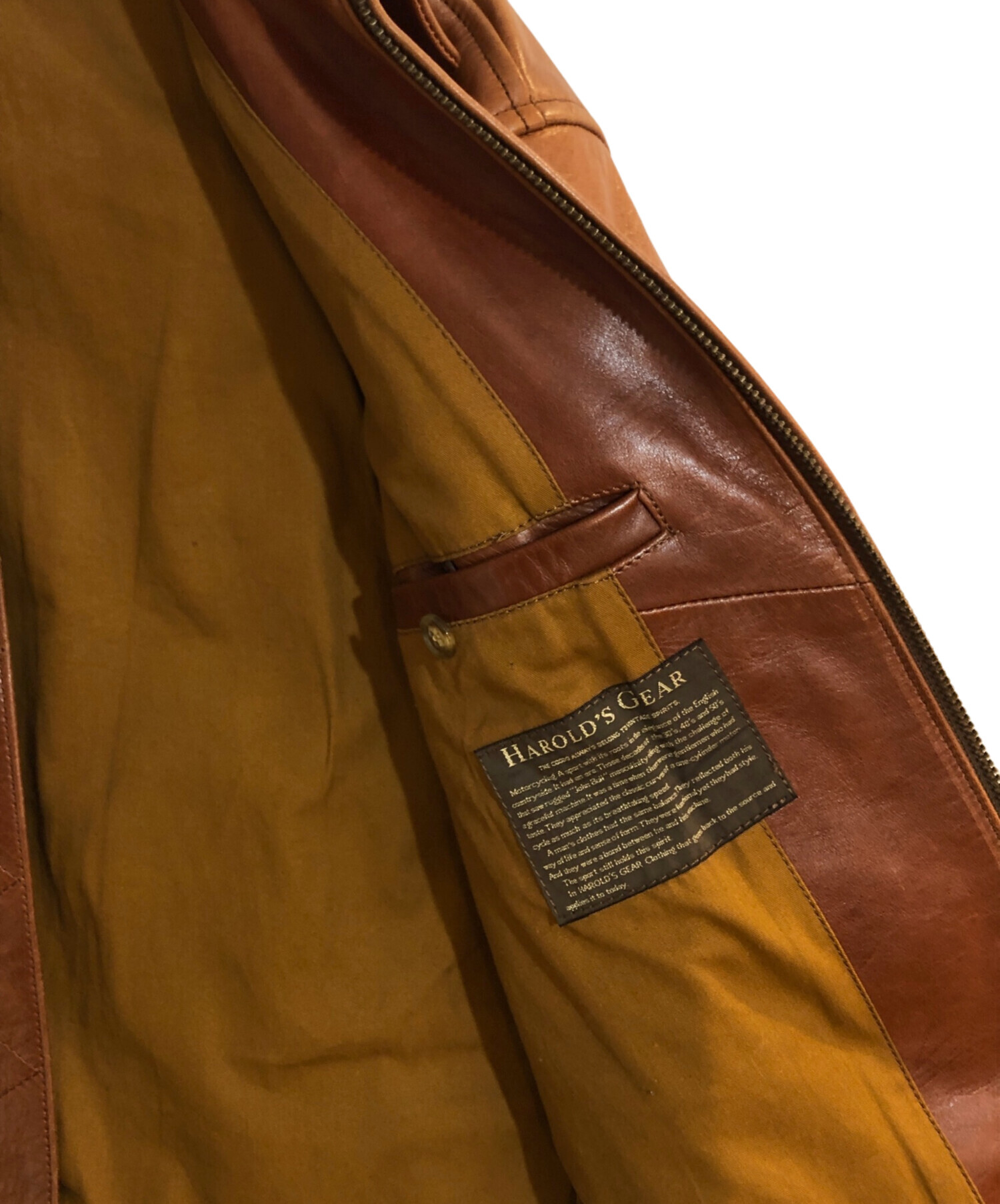 中古・古着通販】HAROLDS GEAR (ハロルズギア) ホースハイド シングル