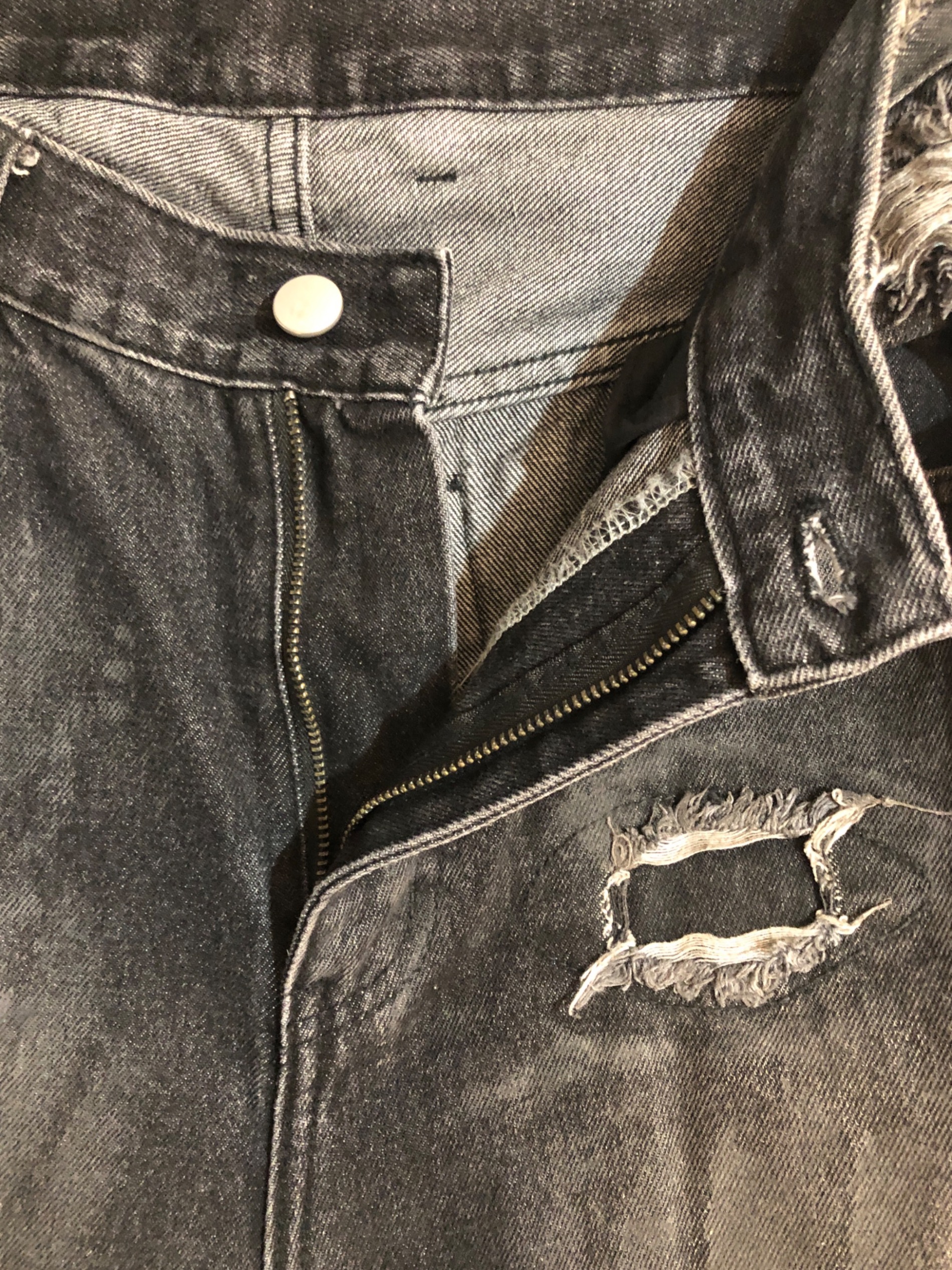 中古・古着通販】knuth marf (クヌースマーフ) damage denim pants