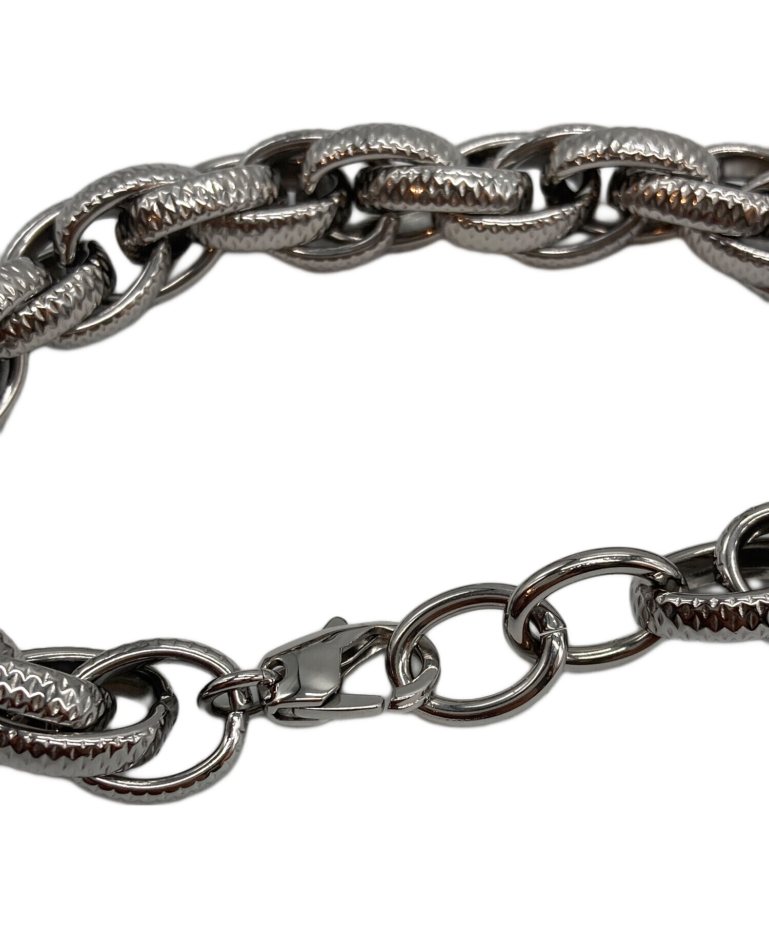 中古・古着通販】DIESEL (ディーゼル) チェーンブレスレット シルバー