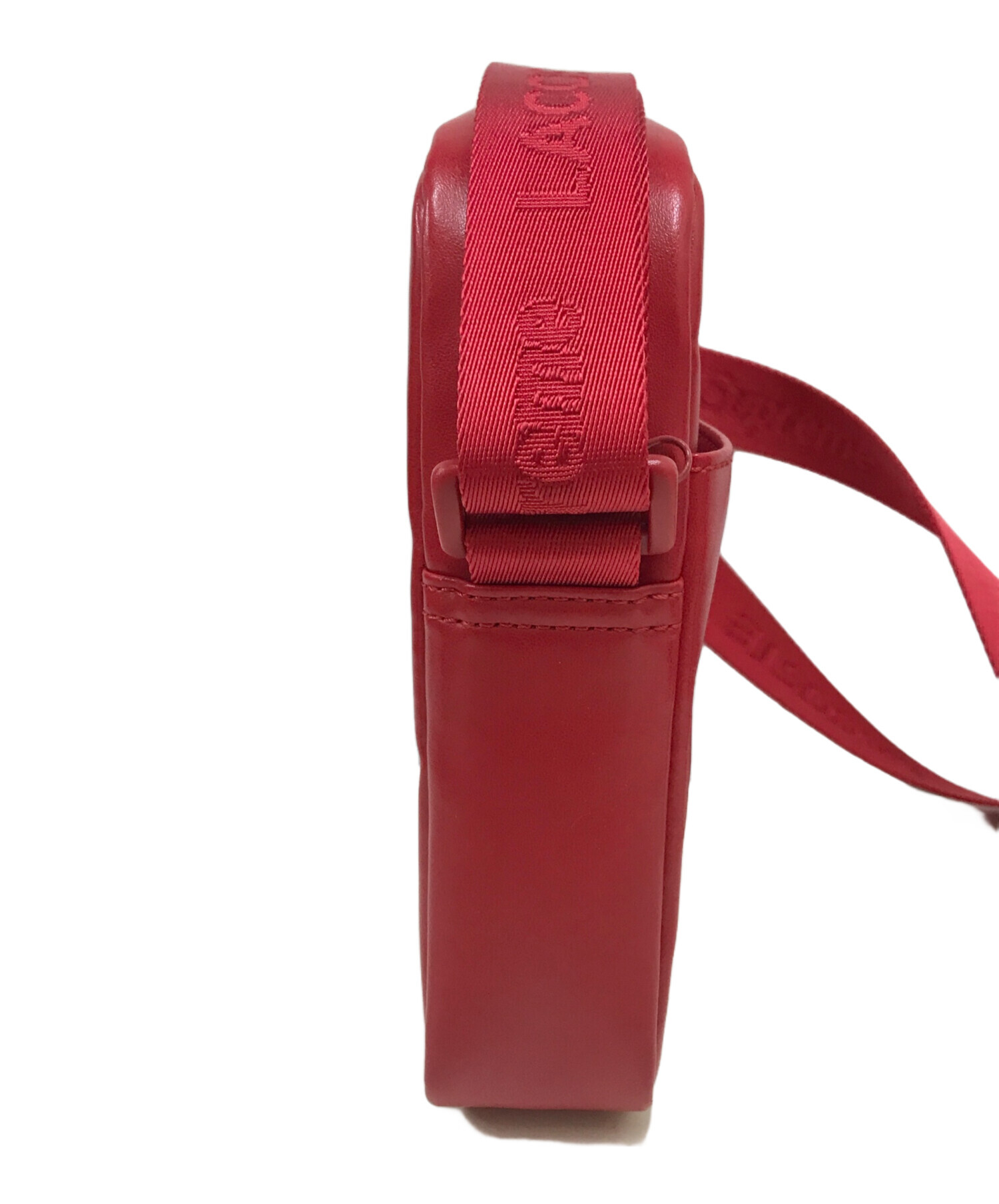 SUPREME×LACOSTE 18SS ウエストバッグ レザー 購入証明付 18SS Supreme