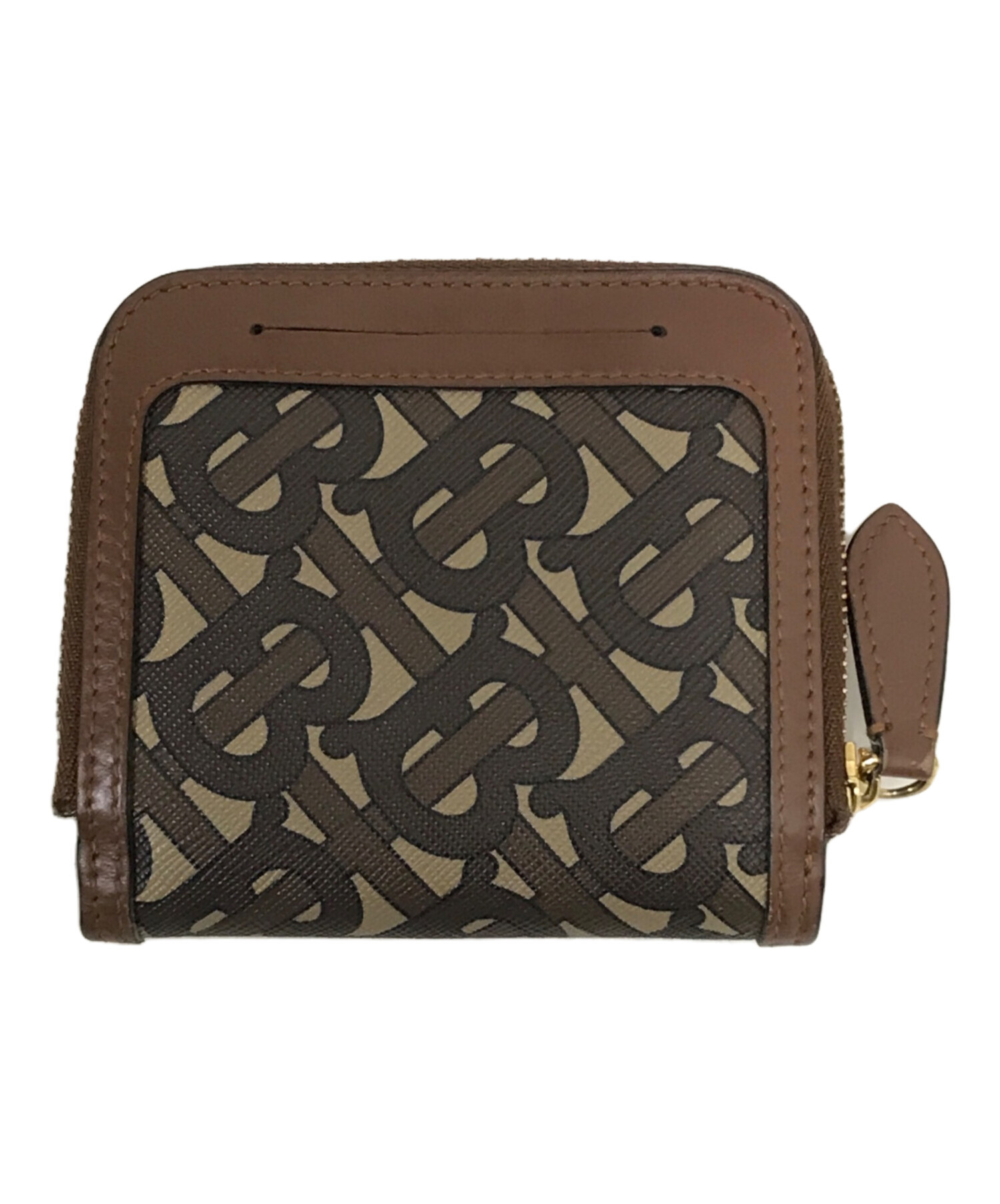 中古・古着通販】BURBERRY (バーバリー) TBモノグラム 2つ折り財布