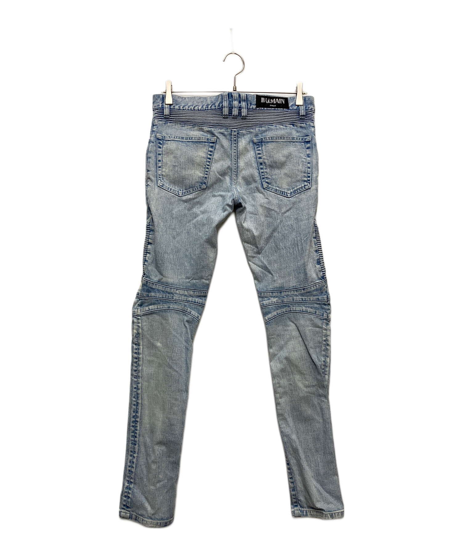 BALMAIN スリム バイカージーンズ デニムサイズ選択可能-005 バルマン