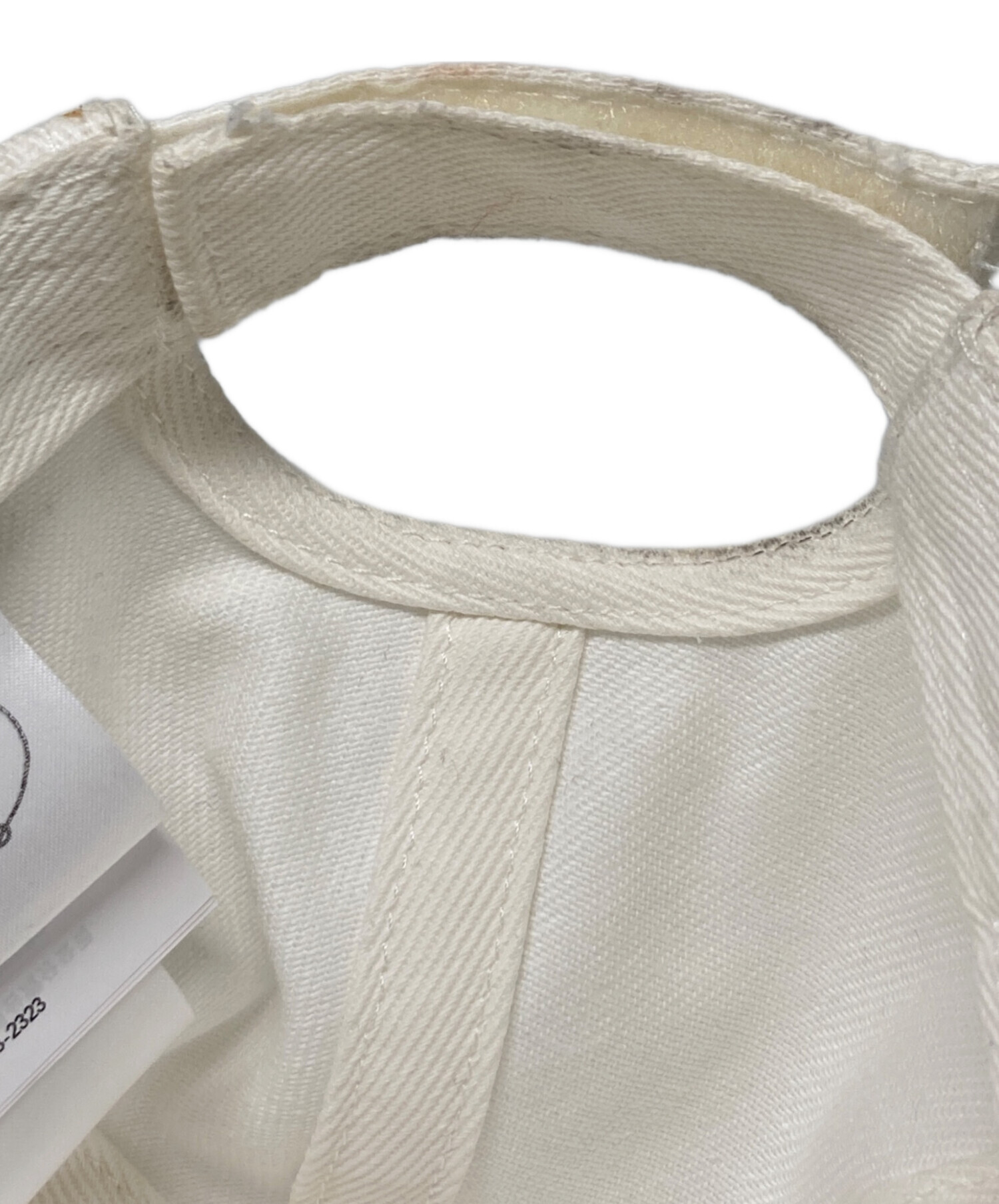 中古・古着通販】PRADA (プラダ) ドリルベースボールキャップ ホワイト