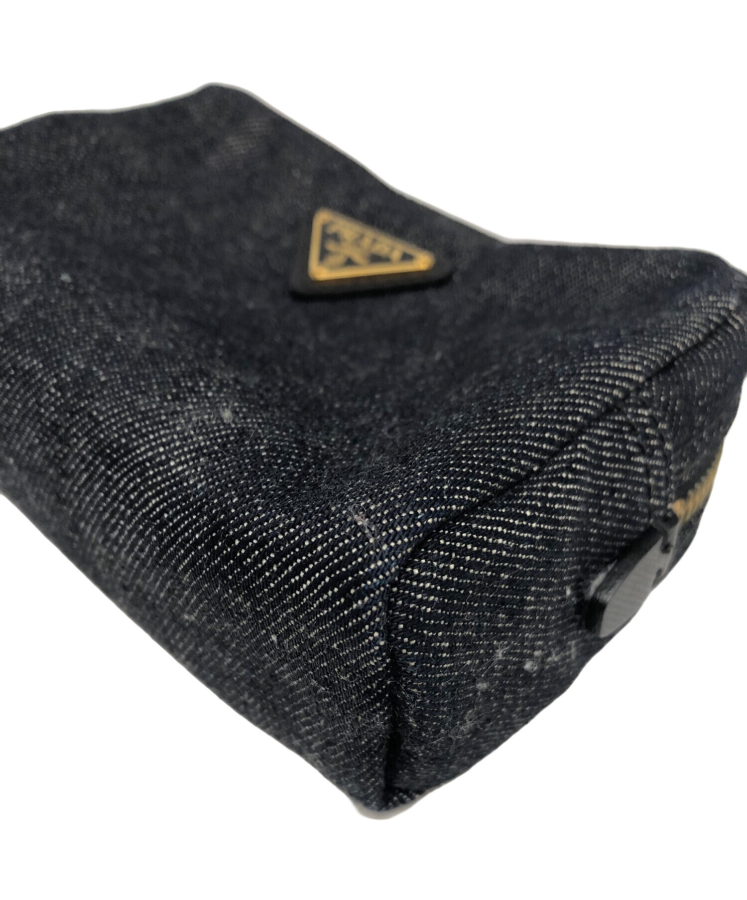 中古・古着通販】PRADA (プラダ) デニムポーチ インディゴ｜ブランド