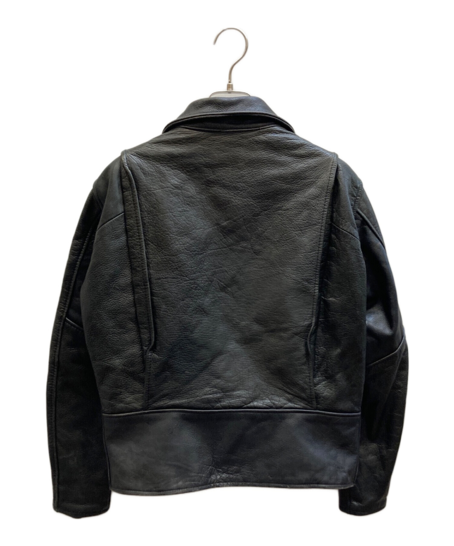 中古・古着通販】Sears (シアーズ) シングルレザージャケット ブラック