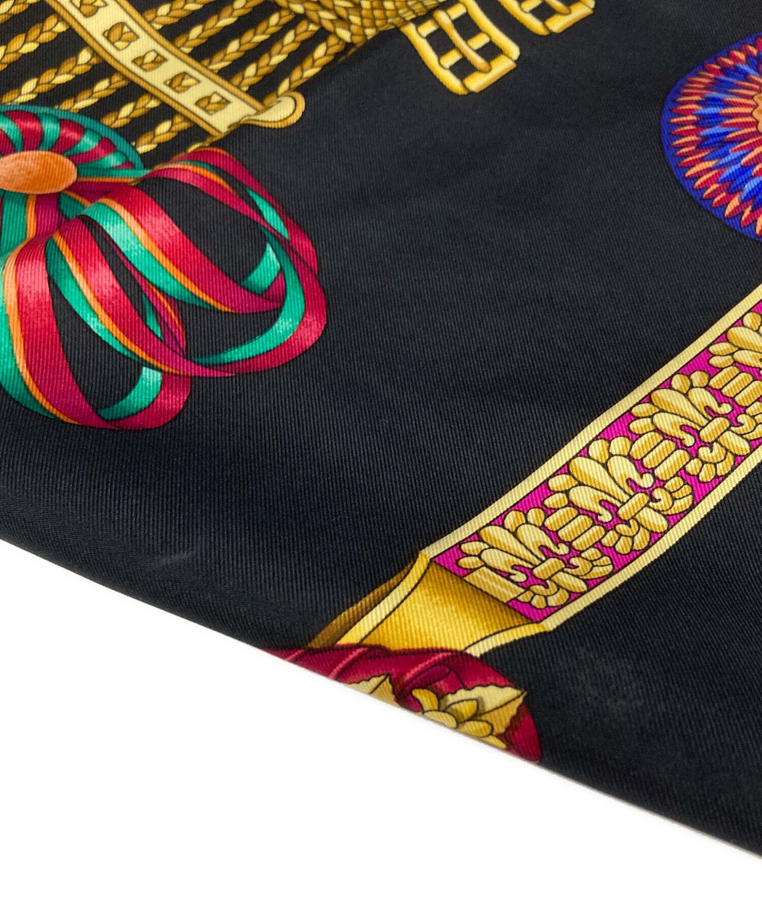 中古・古着通販】HERMES (エルメス) 馬のリボンシルクスカーフ