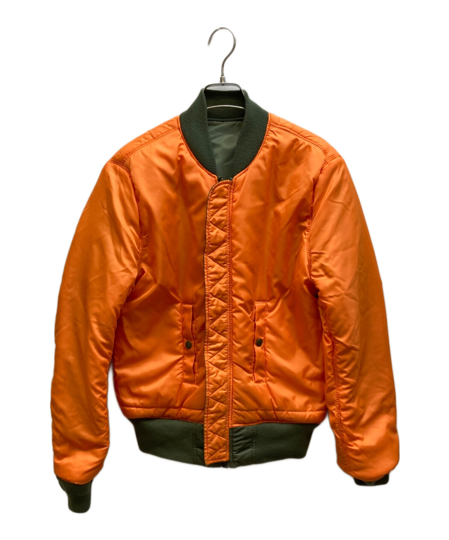 中古・古着通販】ALPHA (アルファ) MA-1ジャケット オリーブ サイズ:S