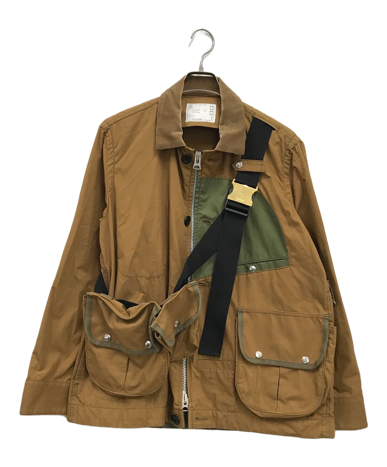 中古・古着通販】sacai (サカイ) Cotton Oxford Blouson ブラウン