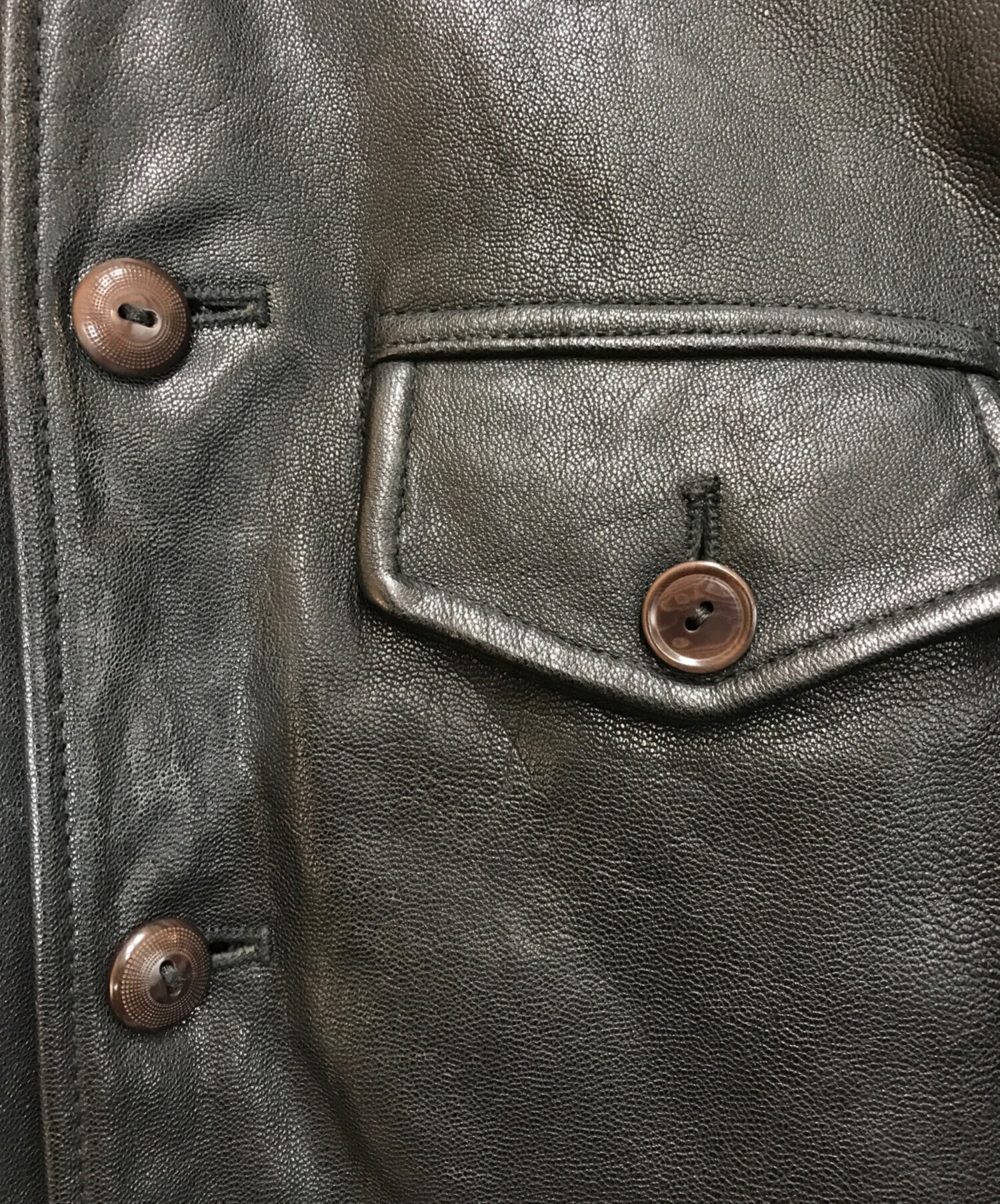 中古・古着通販】COOTIE (クーティー) ゴートレザージャケット