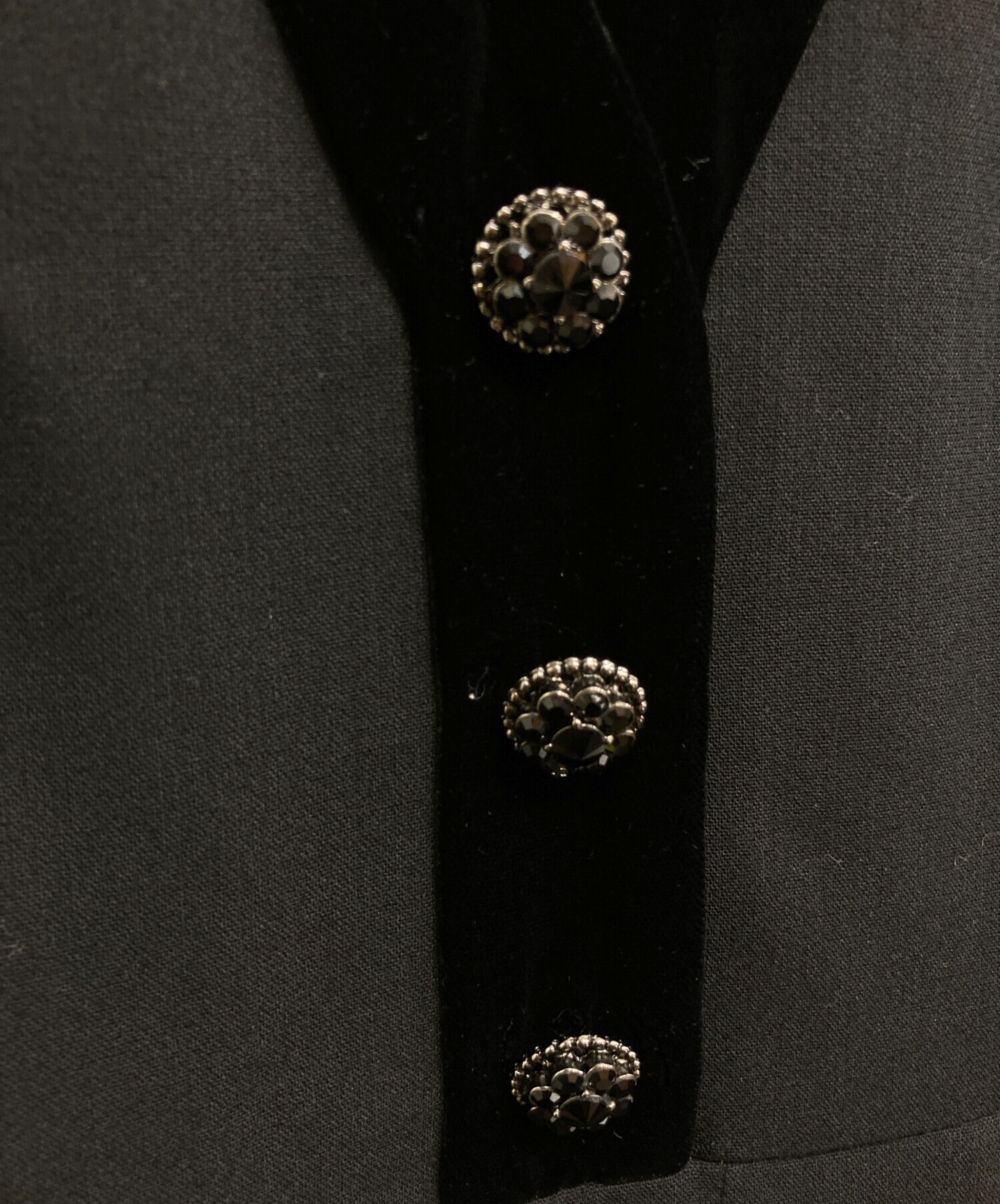 中古・古着通販】FOXEY (フォクシー) ベロアコンビドレスワンピース