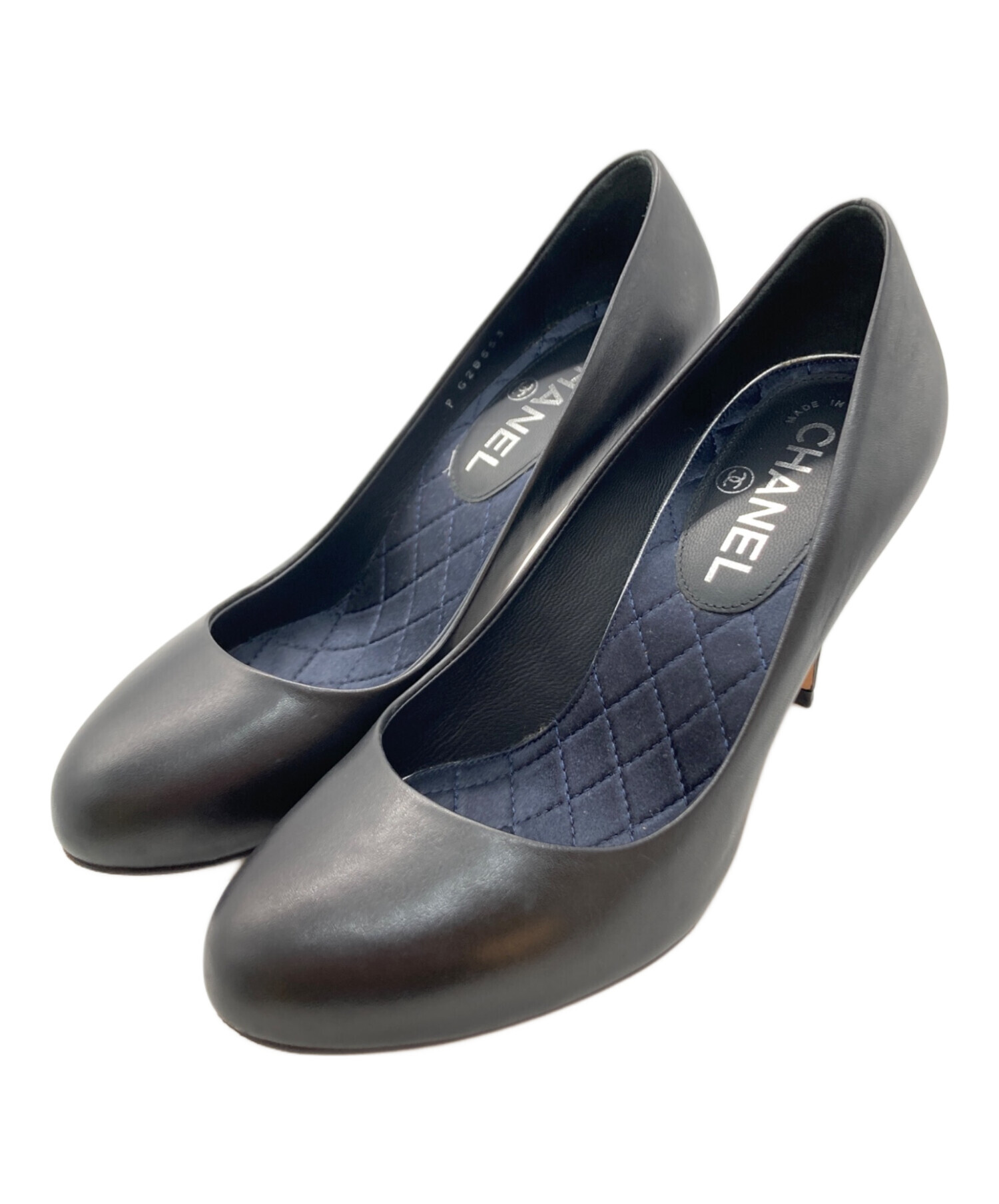 中古・古着通販】CHANEL (シャネル) ヒールココマークパンプス
