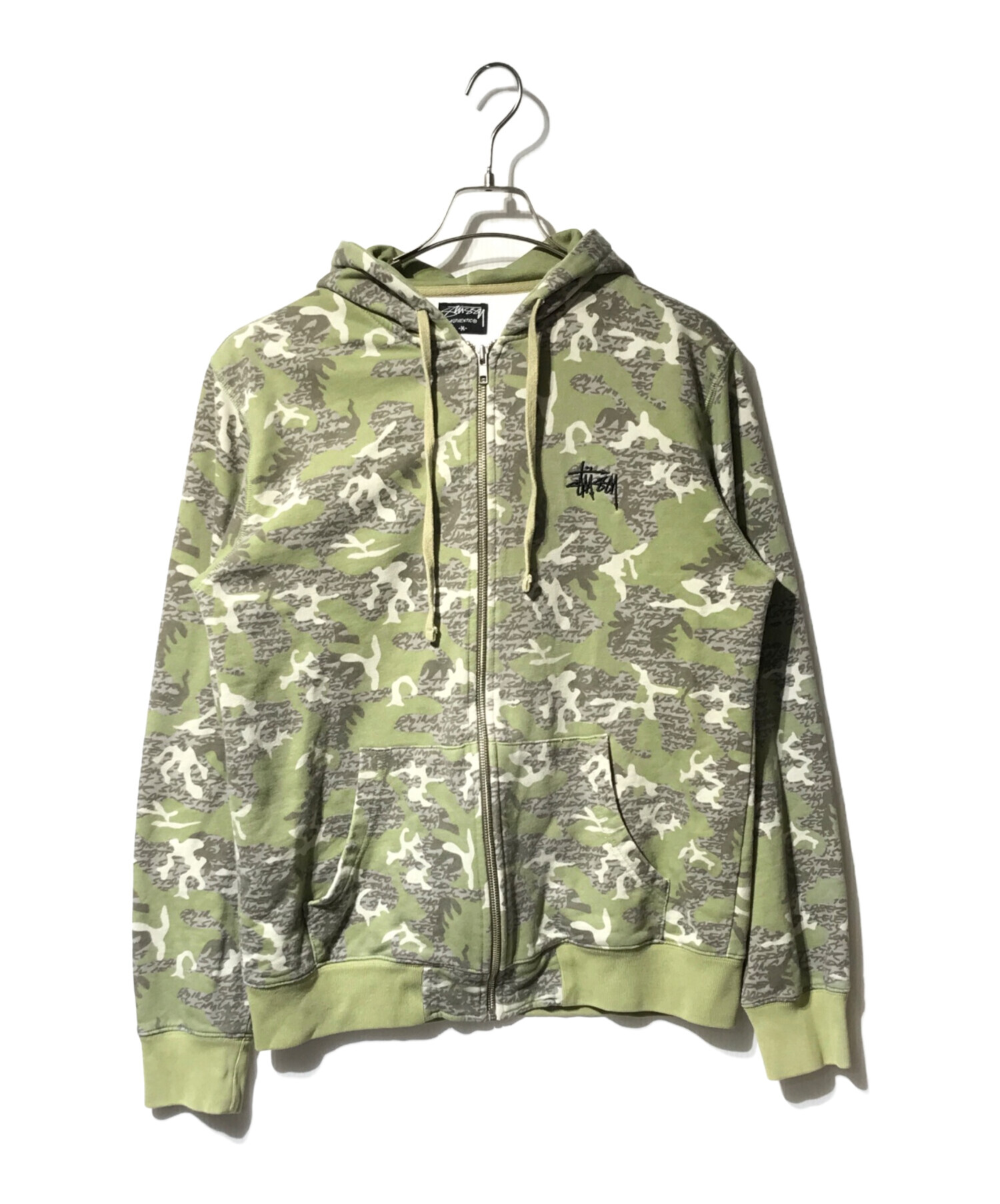 中古・古着通販】stussy (ステューシー) 迷彩柄ジップパーカー