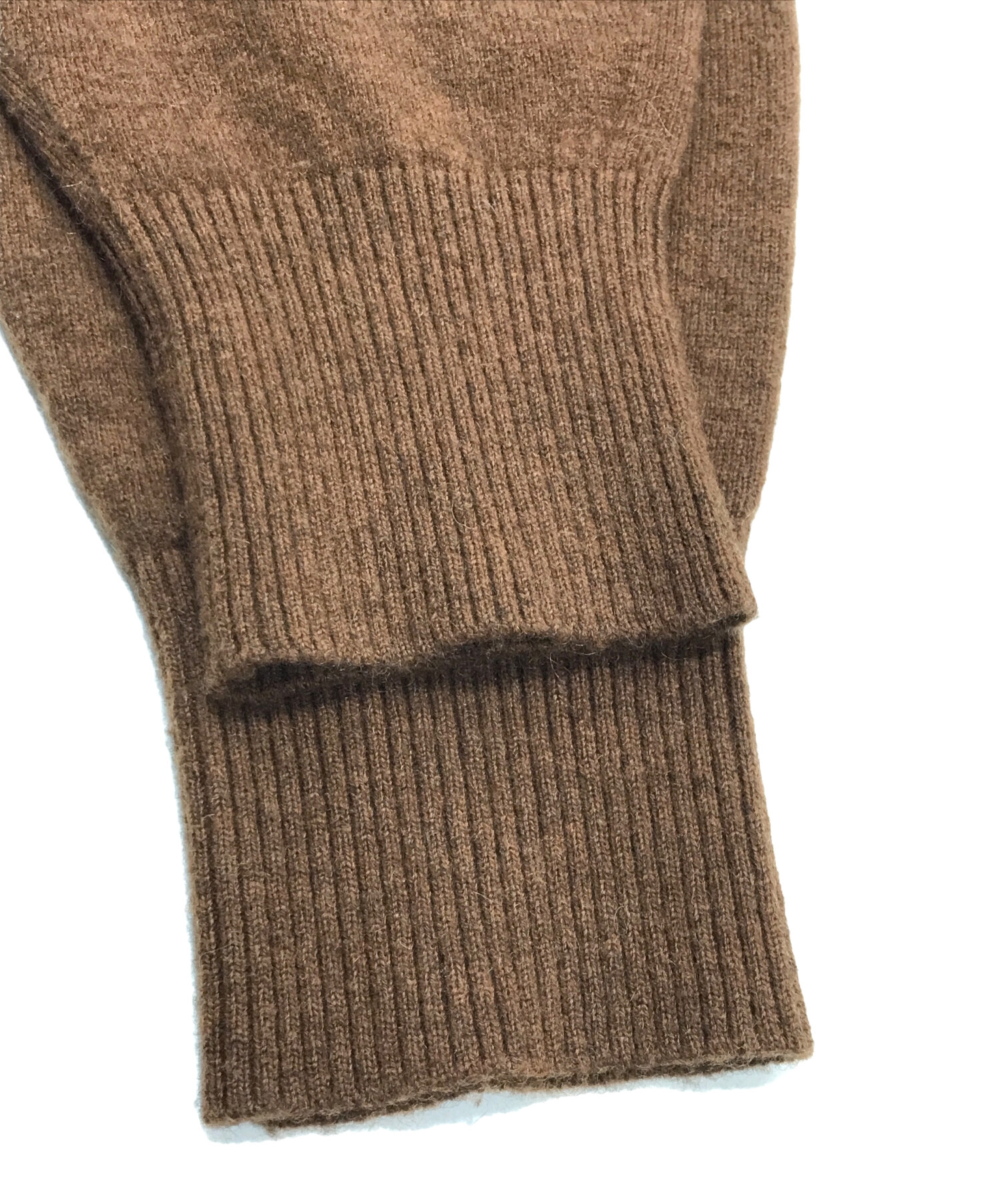 中古・古着通販】Plage (プラージュ) Vネックニット ブラウン サイズ