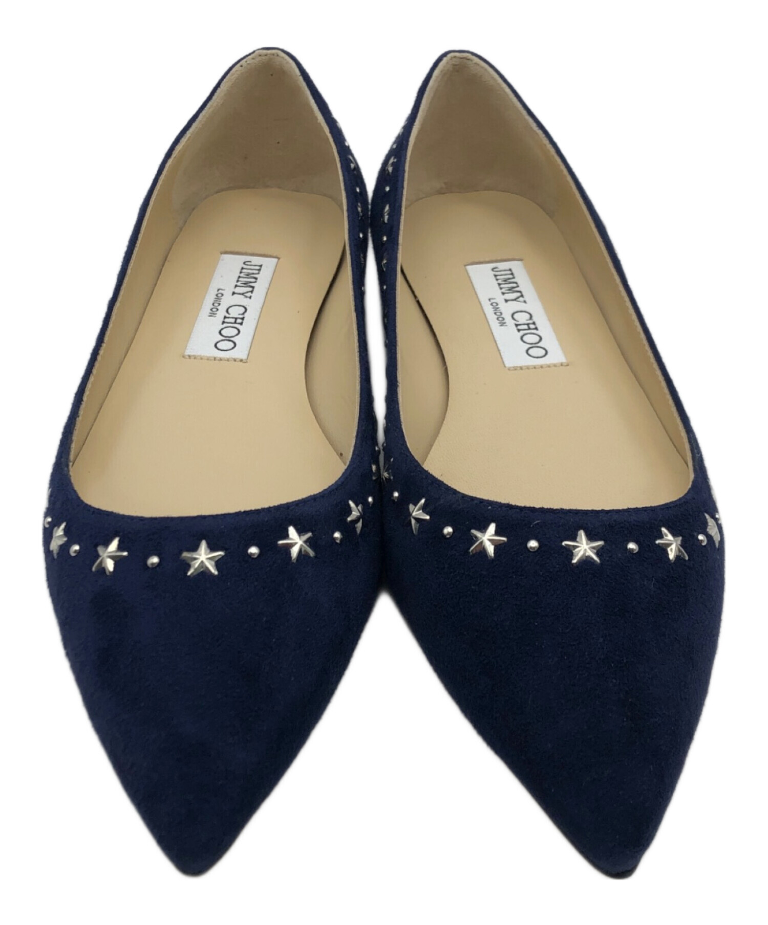 中古・古着通販】JIMMY CHOO (ジミーチュウ) 星スタッズパンプス