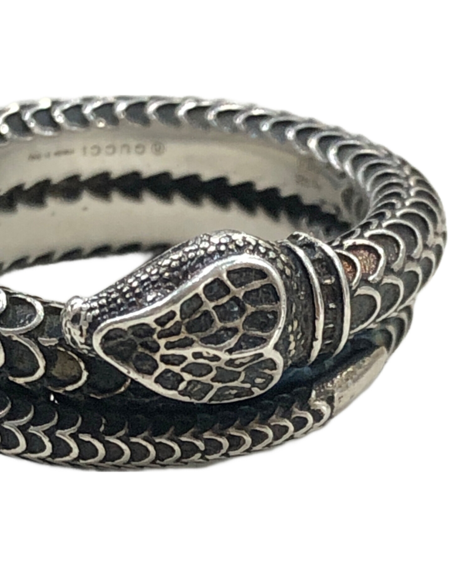 中古・古着通販】GUCCI (グッチ) ガーデンスネークリング サイズ:24号