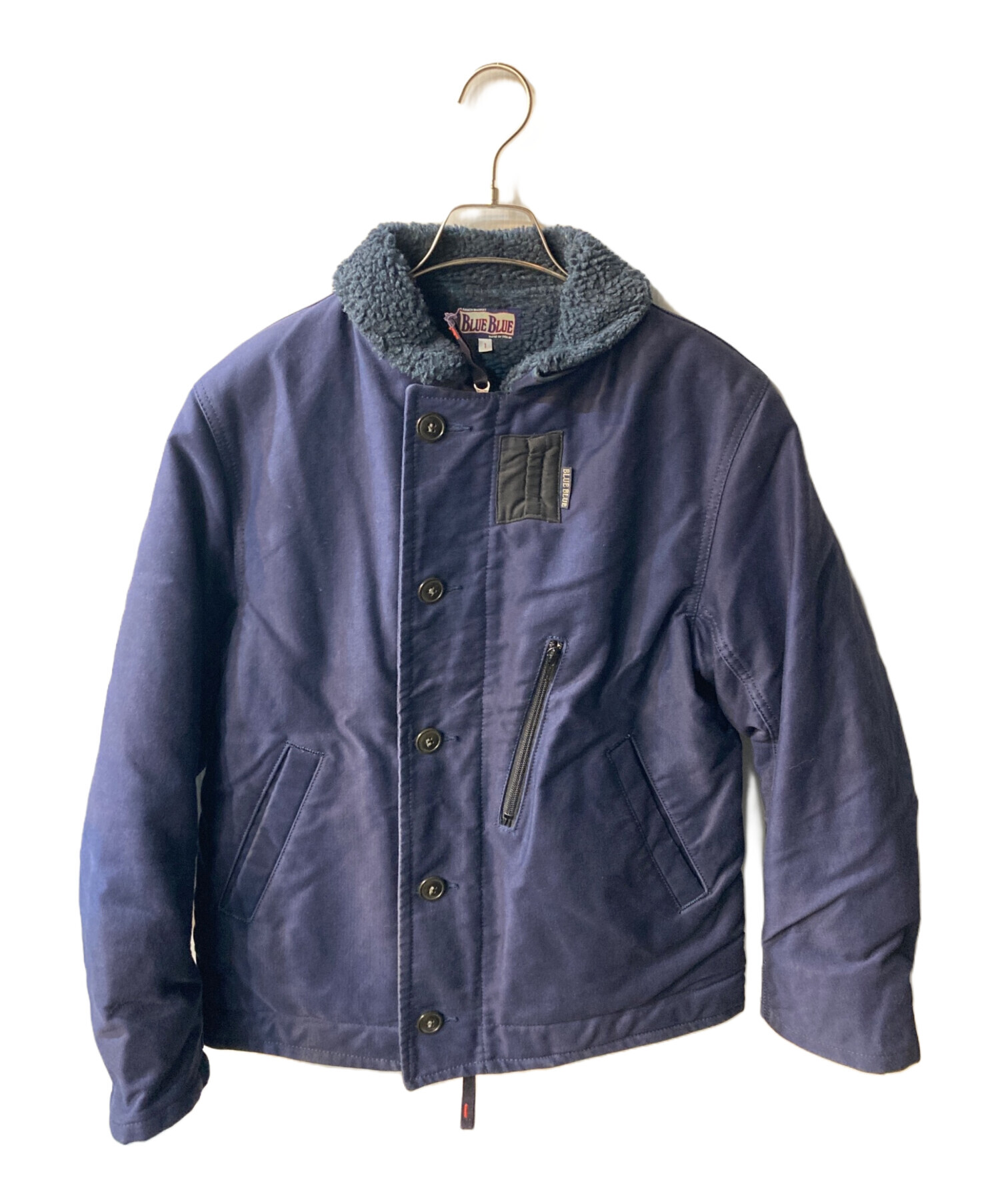 中古・古着通販】BLUE BLUE (ブルーブルー) デッキジャケット ネイビー