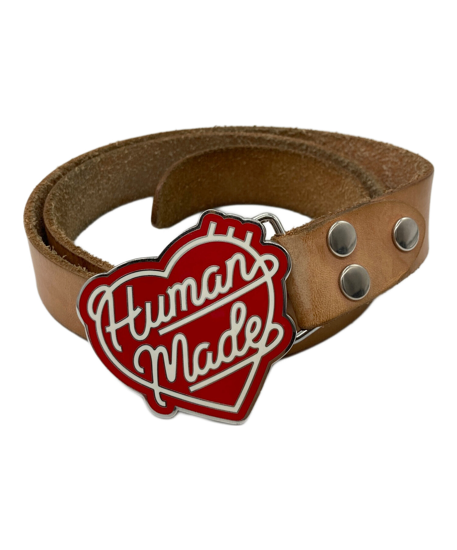 中古・古着通販】HUMAN MADE (ヒューマンメイド) HEART LEATHER BELT