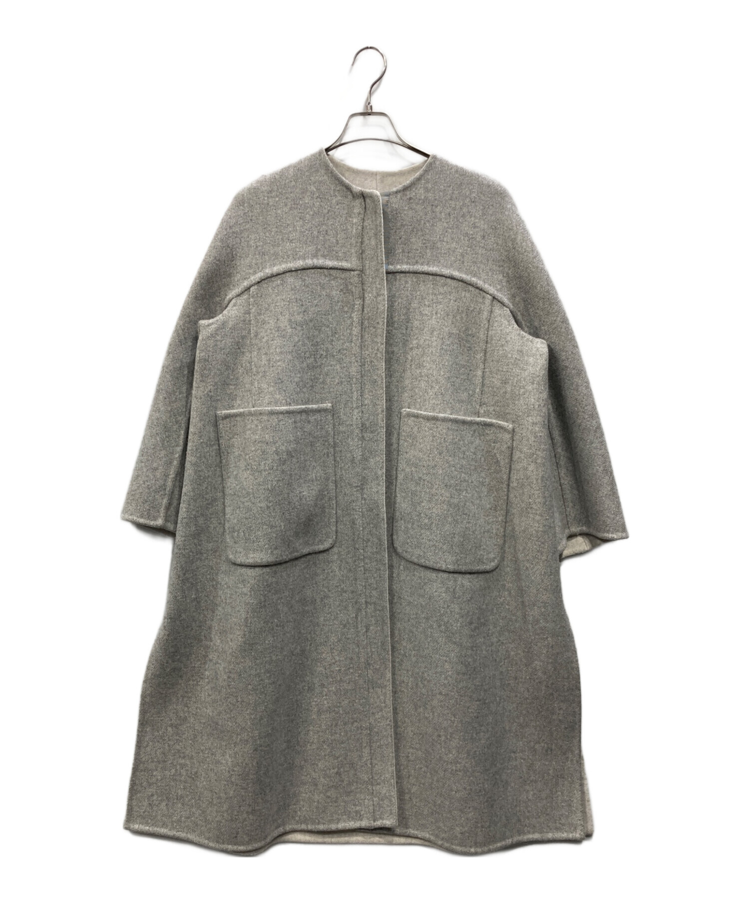 中古・古着通販】Drawer (ドゥロワー) リバーシブルウールメランジ