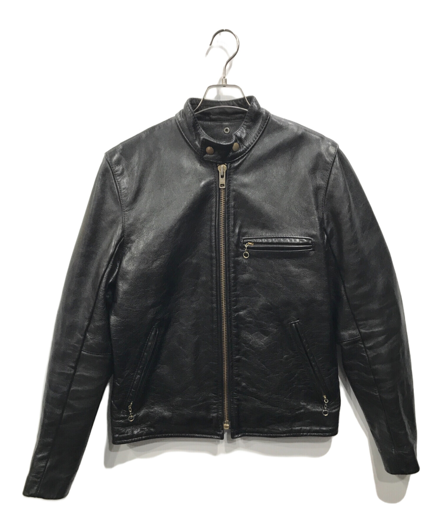 中古・古着通販】VANSON (バンソン) シングルライダースジャケット