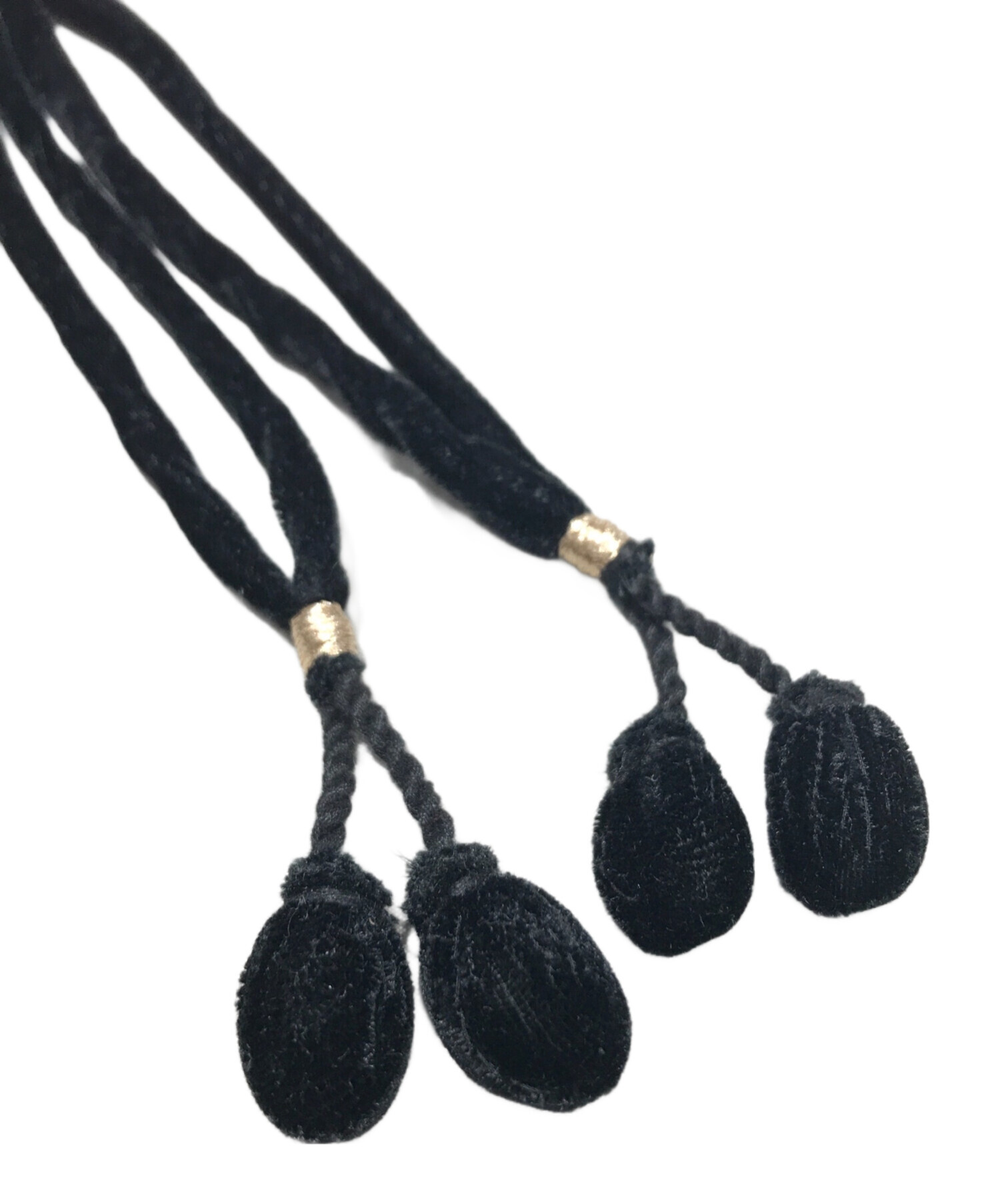 中古・古着通販】PIMENTE (ピモンテ) 刺繍巾着ポーチ ブラック