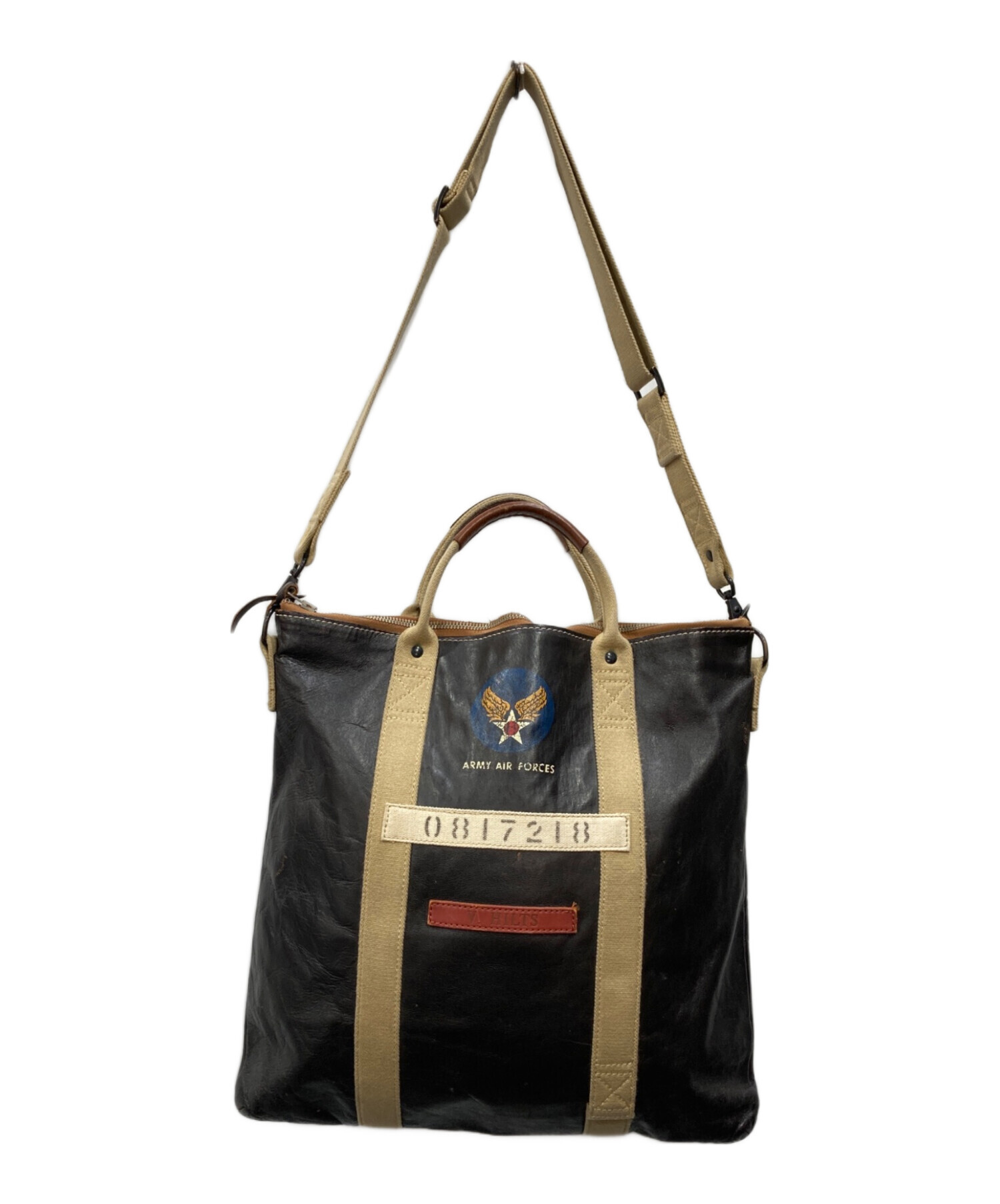 希少】ザ リアルマッコイズ ジョーマッコイ レザートートバッグ パッチ